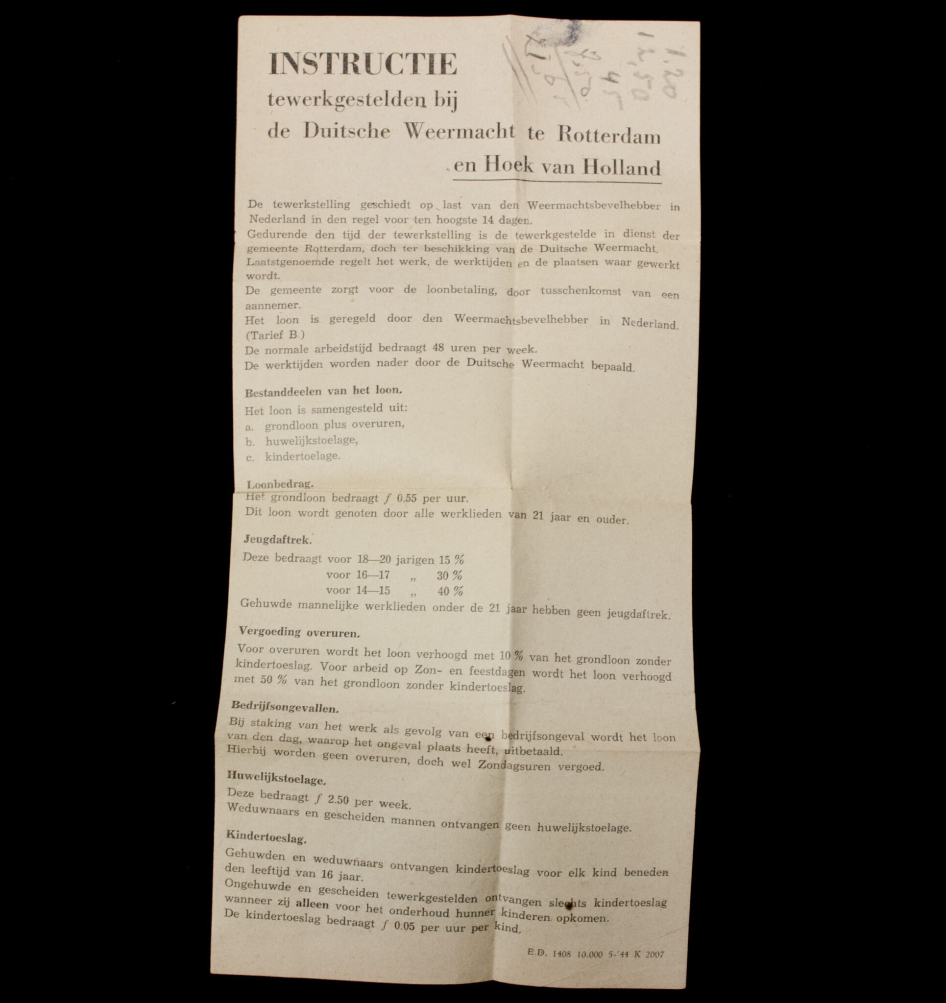 Gemeente Rotterdam tewerkstelling Duitsche Weermacht Rotterdam en Hoek van Holland grouping — image 5