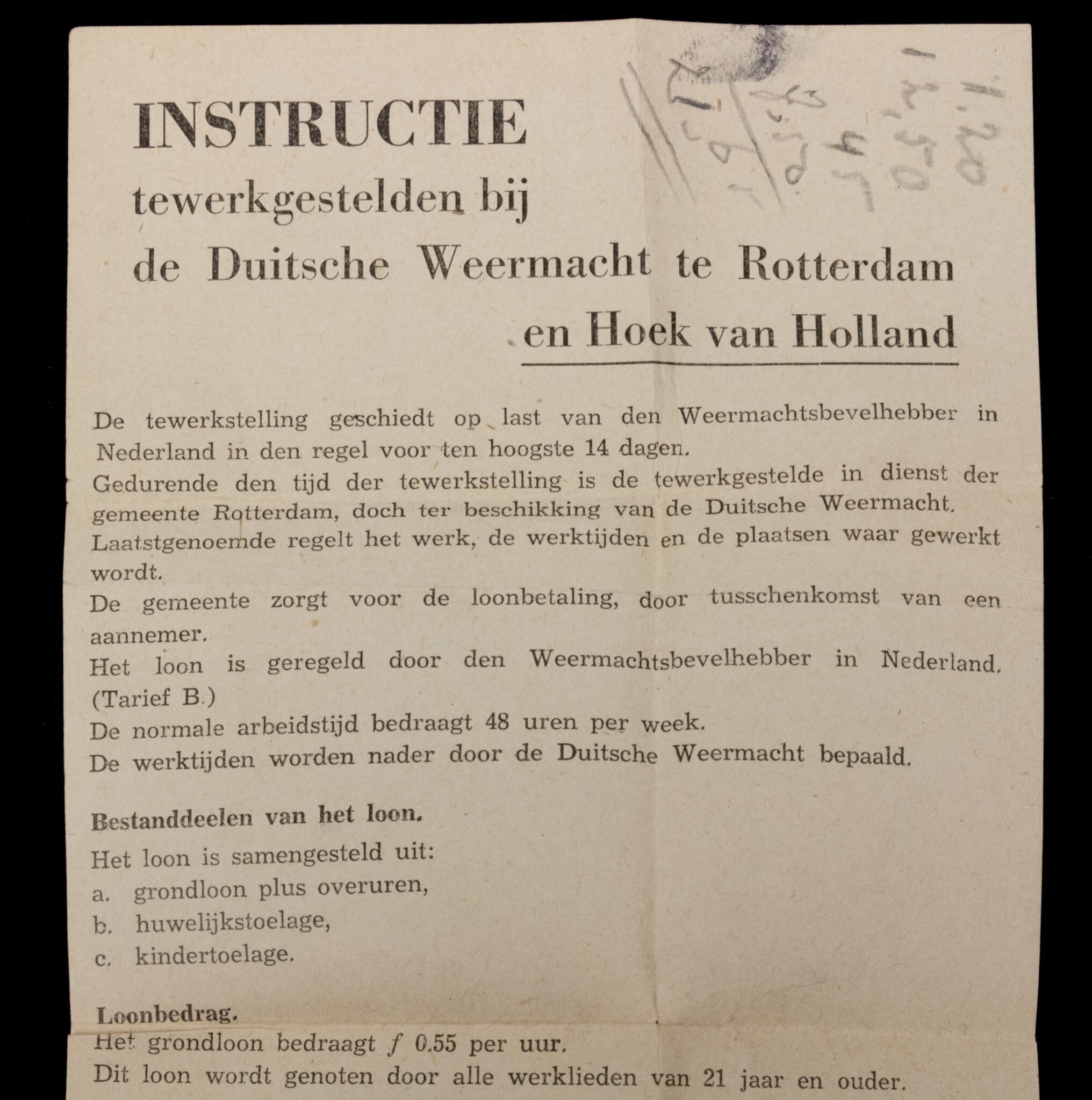 Gemeente Rotterdam tewerkstelling Duitsche Weermacht Rotterdam en Hoek van Holland grouping — image 6