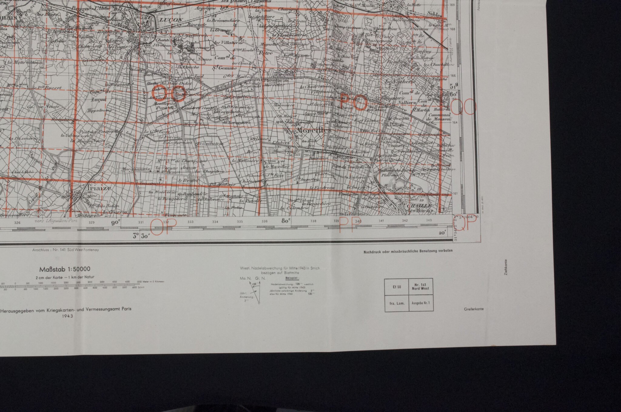 Named (!) Wooden map plotting board Panzer-Brigade 107 KDR. (Battle of Overloon and Market Garden) – RARE — image 101