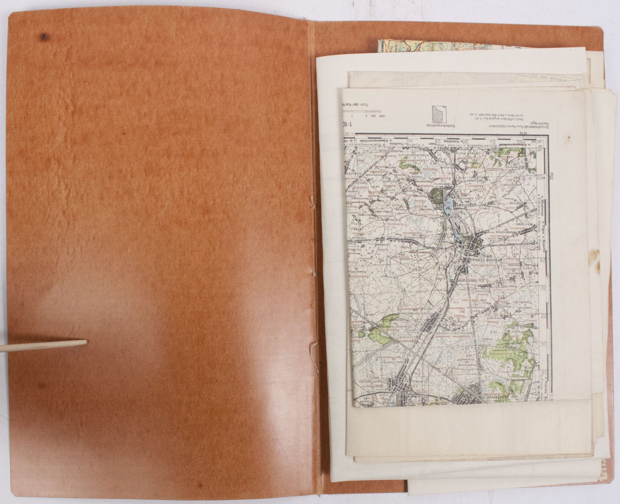 Named (!) Wooden map plotting board Panzer-Brigade 107 KDR. (Battle of Overloon and Market Garden) – RARE — image 41