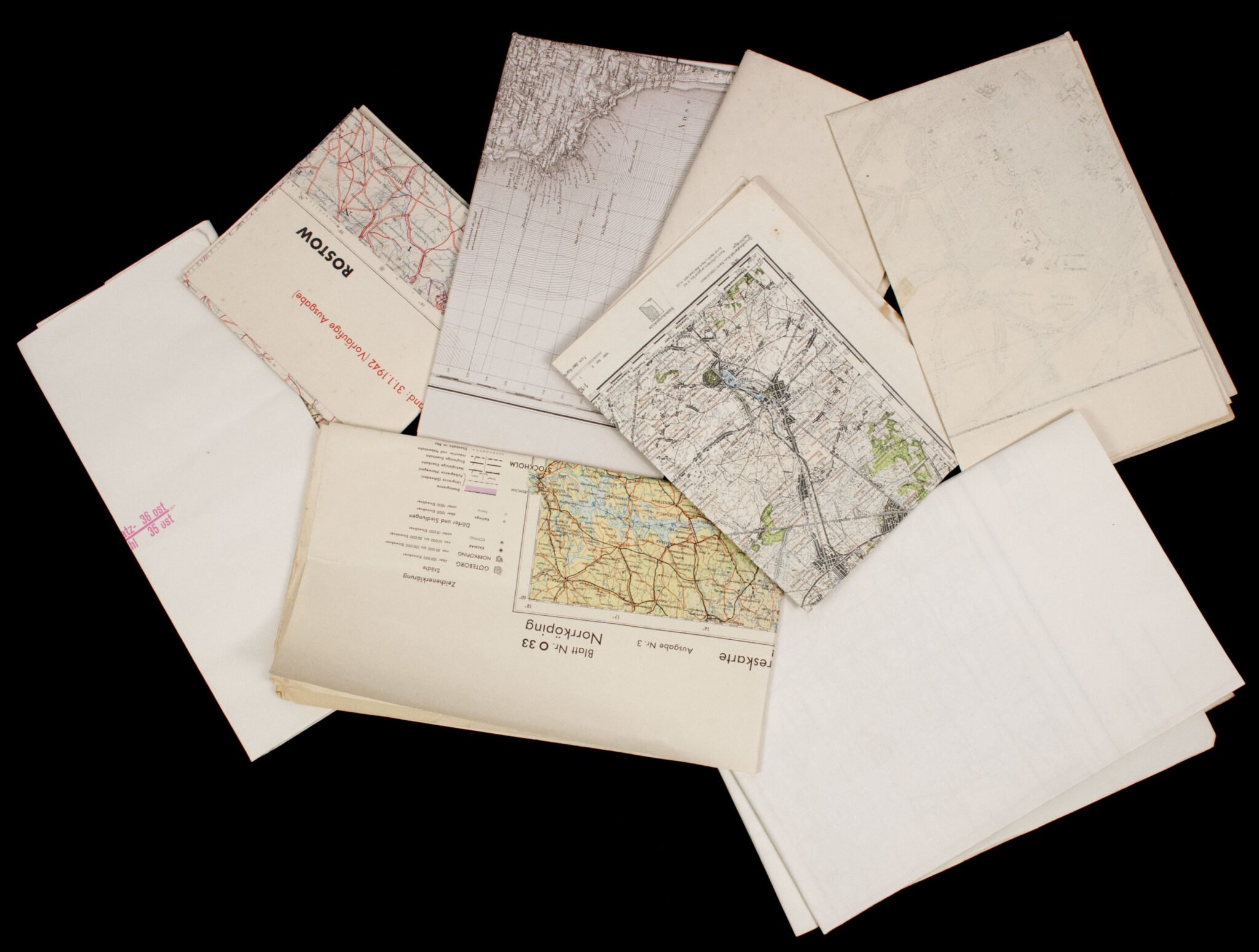 Named (!) Wooden map plotting board Panzer-Brigade 107 KDR. (Battle of Overloon and Market Garden) – RARE — image 42