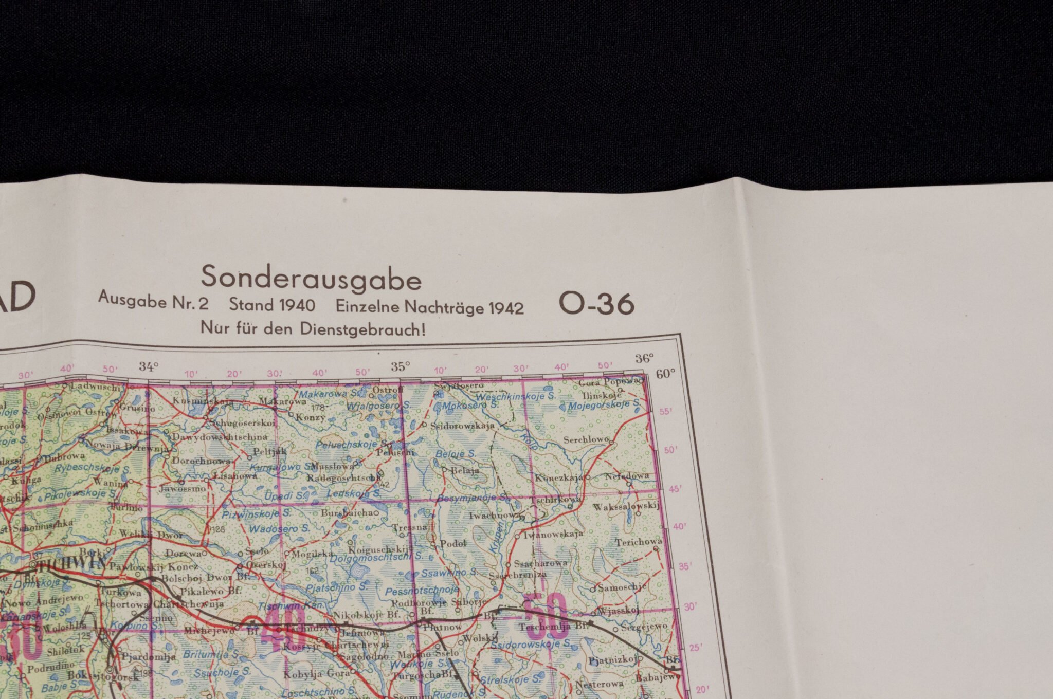 Named (!) Wooden map plotting board Panzer-Brigade 107 KDR. (Battle of Overloon and Market Garden) – RARE — image 46