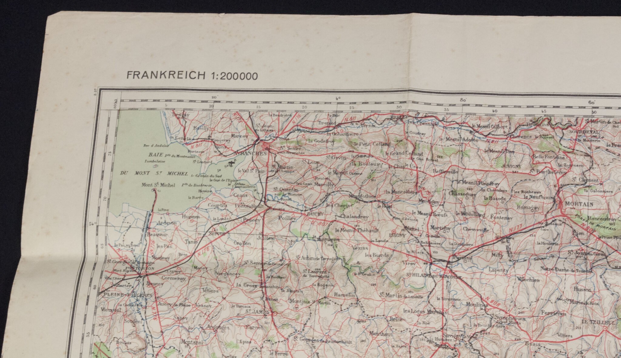 Named (!) Wooden map plotting board Panzer-Brigade 107 KDR. (Battle of Overloon and Market Garden) – RARE — image 53
