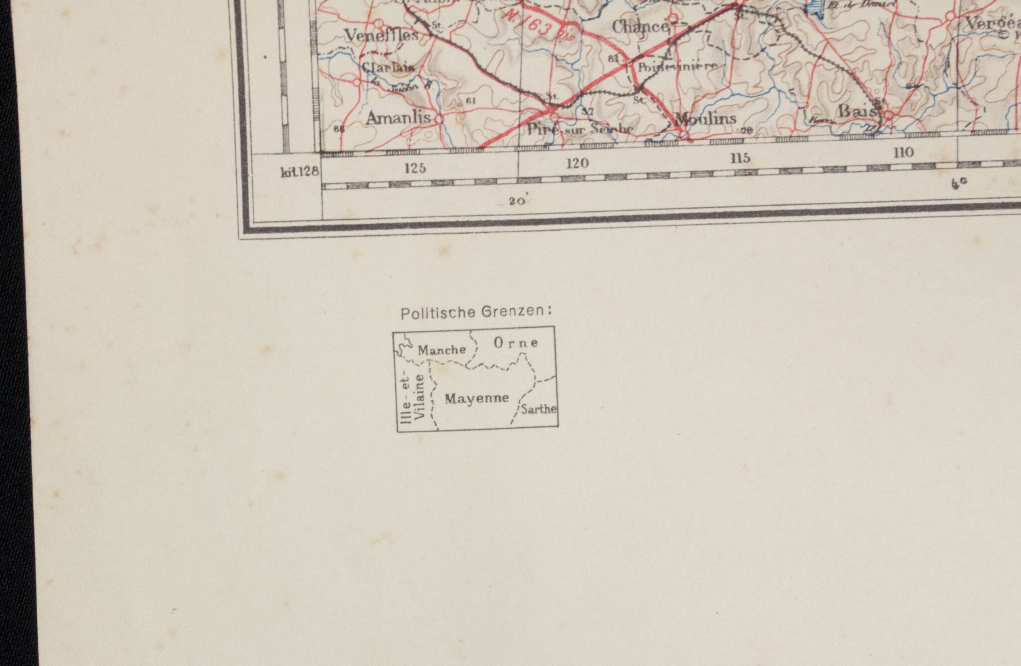 Named (!) Wooden map plotting board Panzer-Brigade 107 KDR. (Battle of Overloon and Market Garden) – RARE — image 58