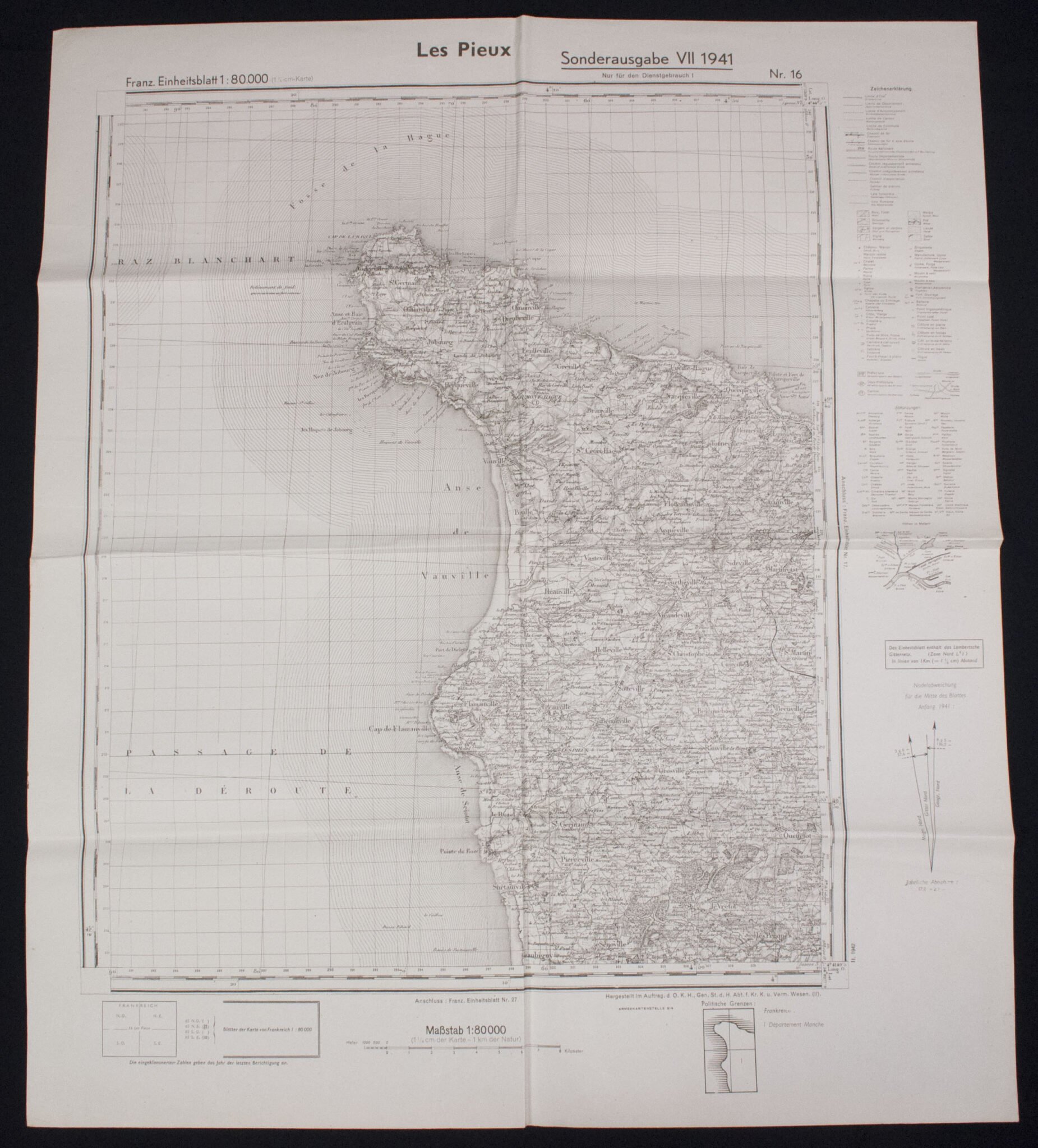 Named (!) Wooden map plotting board Panzer-Brigade 107 KDR. (Battle of Overloon and Market Garden) – RARE — image 59