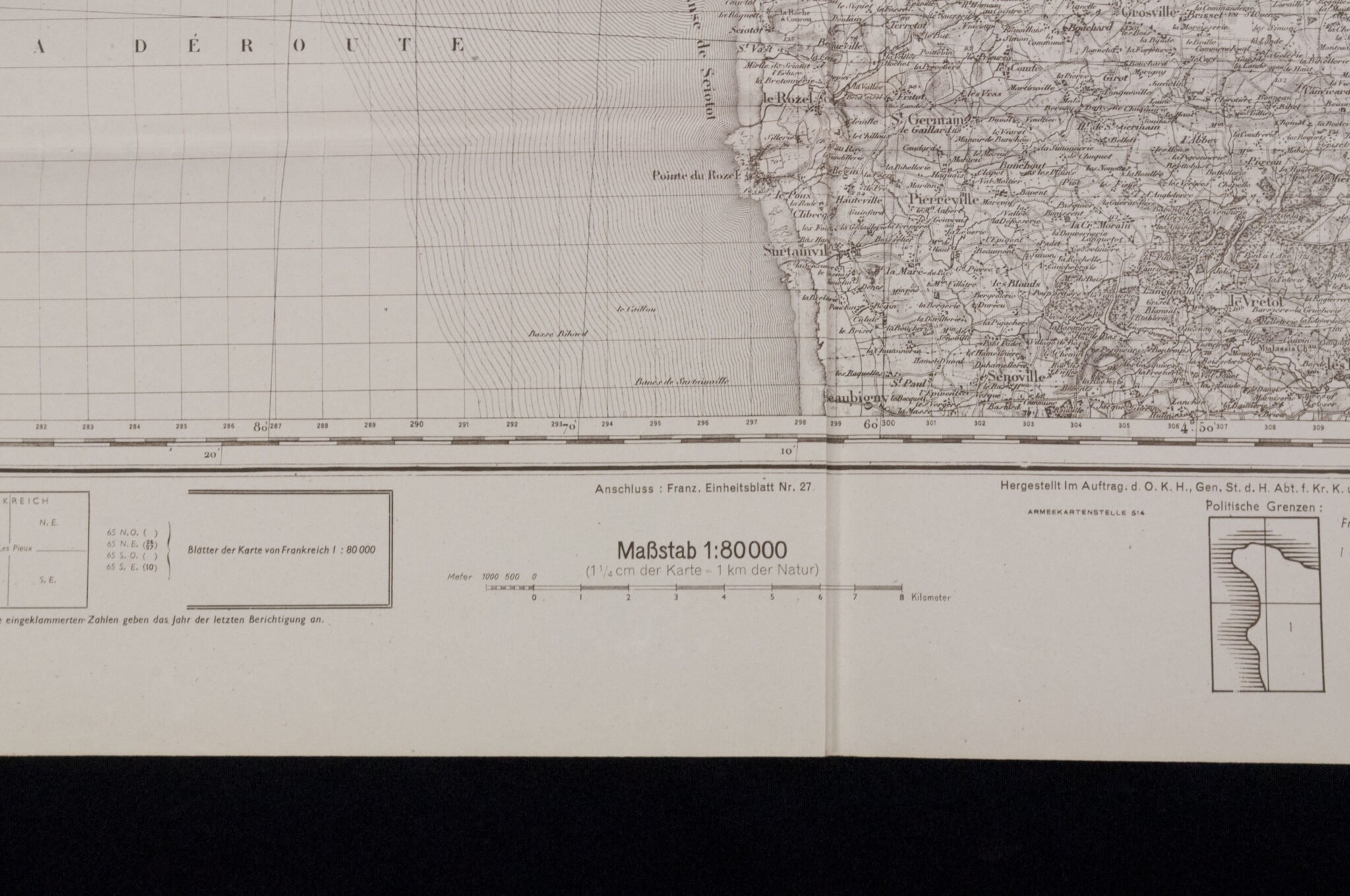 Named (!) Wooden map plotting board Panzer-Brigade 107 KDR. (Battle of Overloon and Market Garden) – RARE — image 63