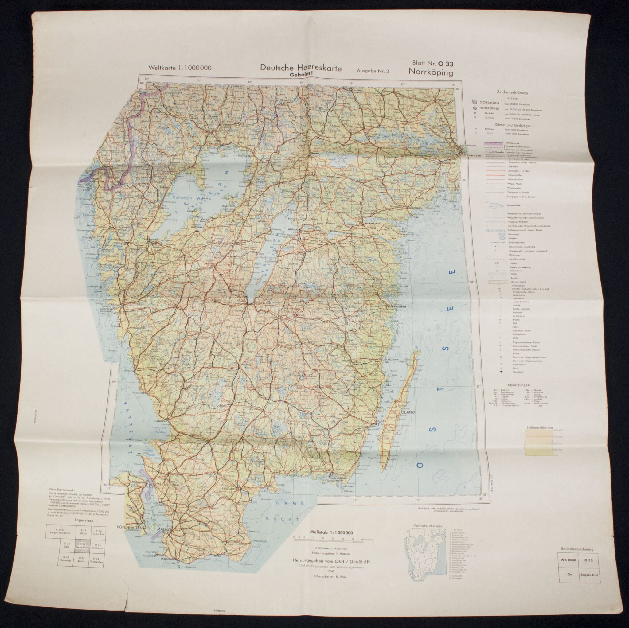Named (!) Wooden map plotting board Panzer-Brigade 107 KDR. (Battle of Overloon and Market Garden) – RARE — image 71