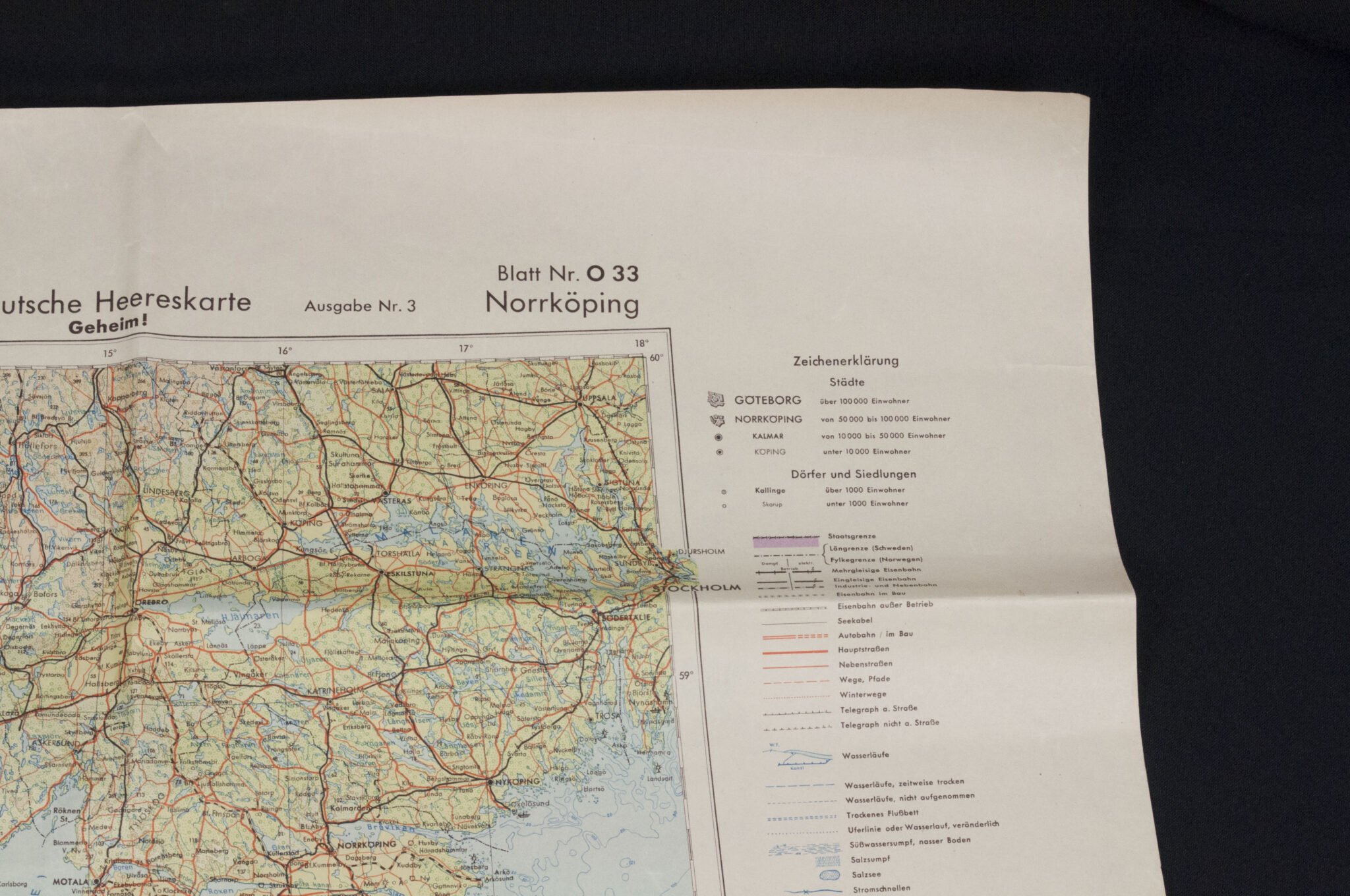 Named (!) Wooden map plotting board Panzer-Brigade 107 KDR. (Battle of Overloon and Market Garden) – RARE — image 74