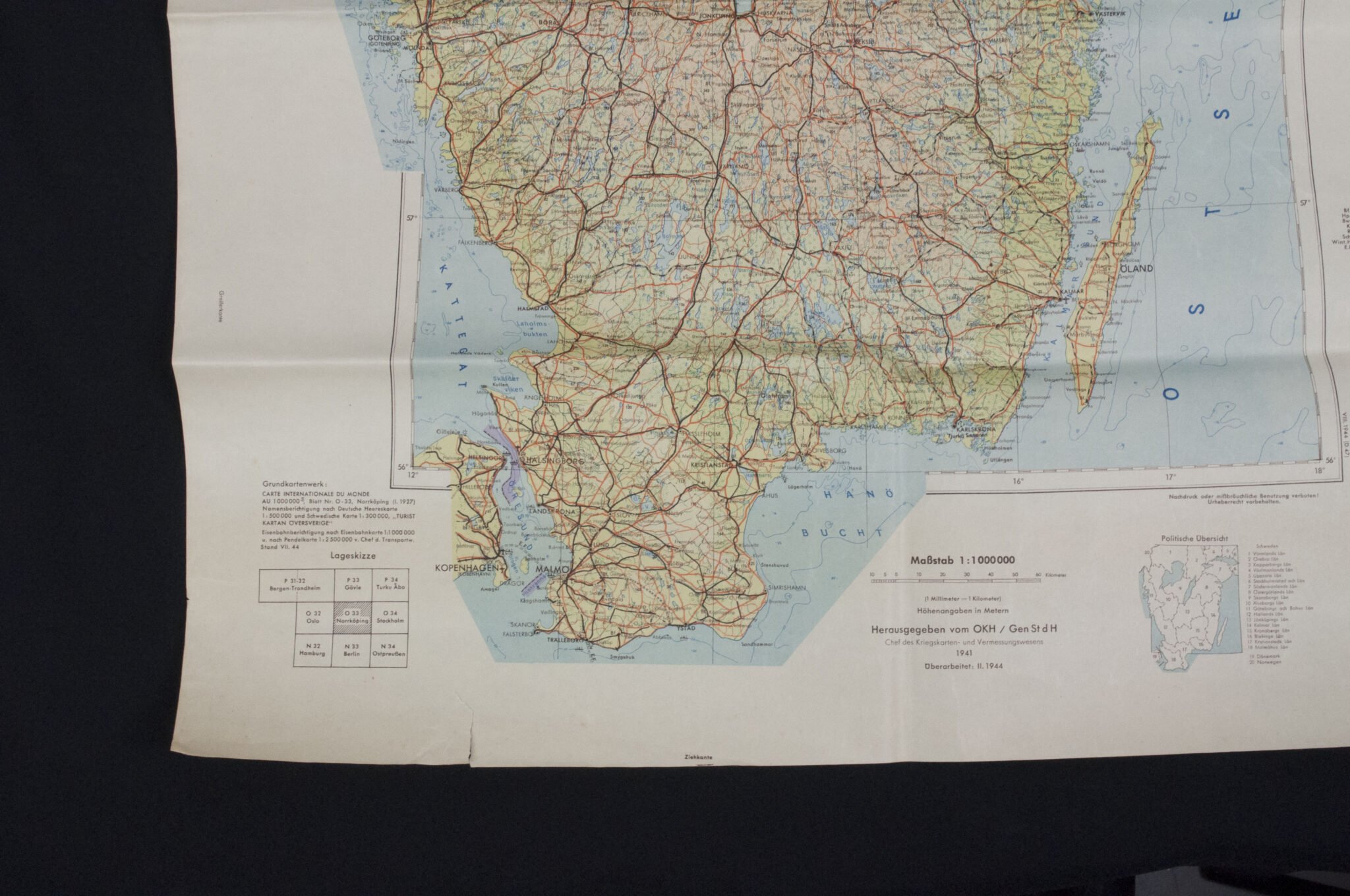 Named (!) Wooden map plotting board Panzer-Brigade 107 KDR. (Battle of Overloon and Market Garden) – RARE — image 76