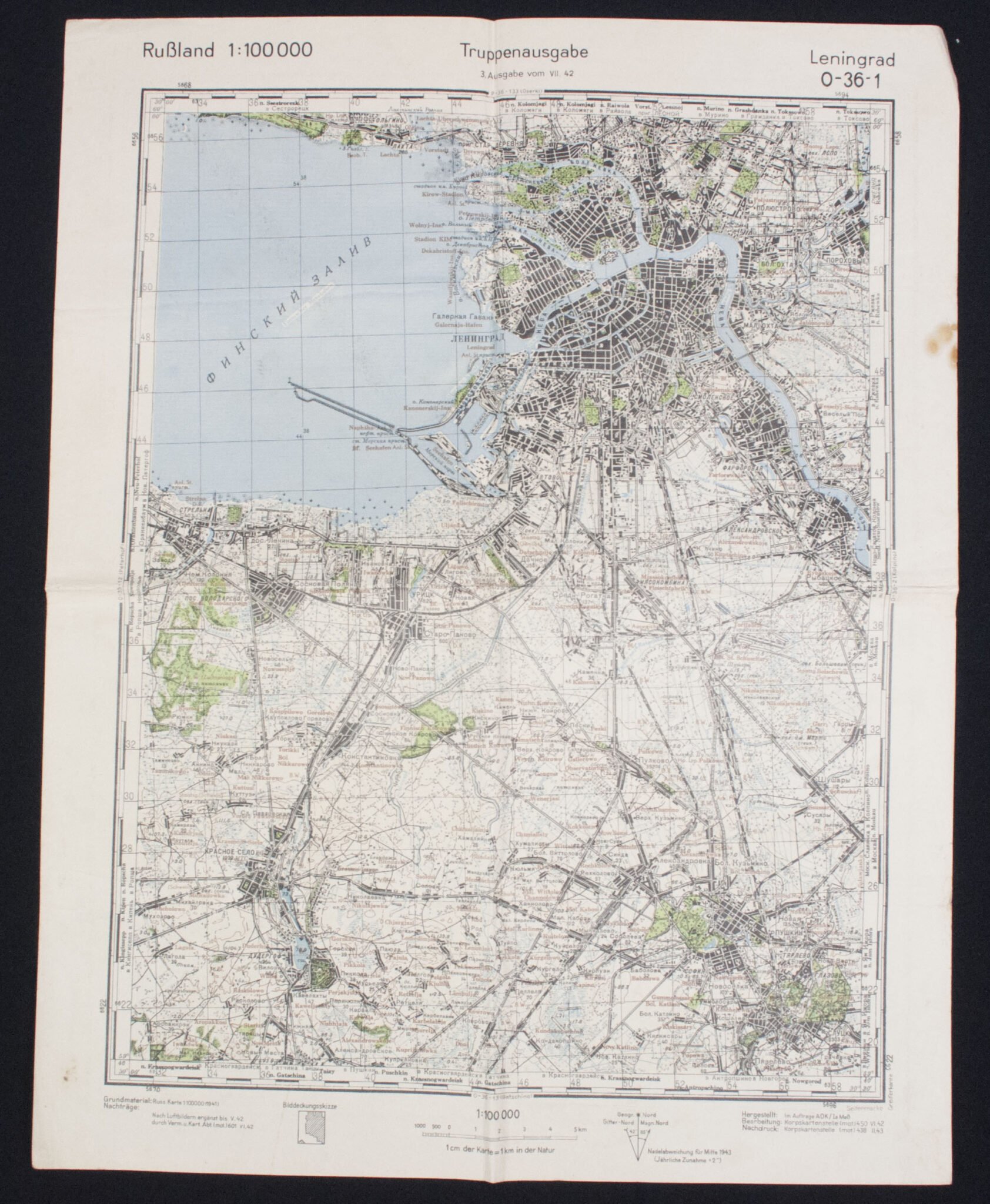 Named (!) Wooden map plotting board Panzer-Brigade 107 KDR. (Battle of Overloon and Market Garden) – RARE — image 78