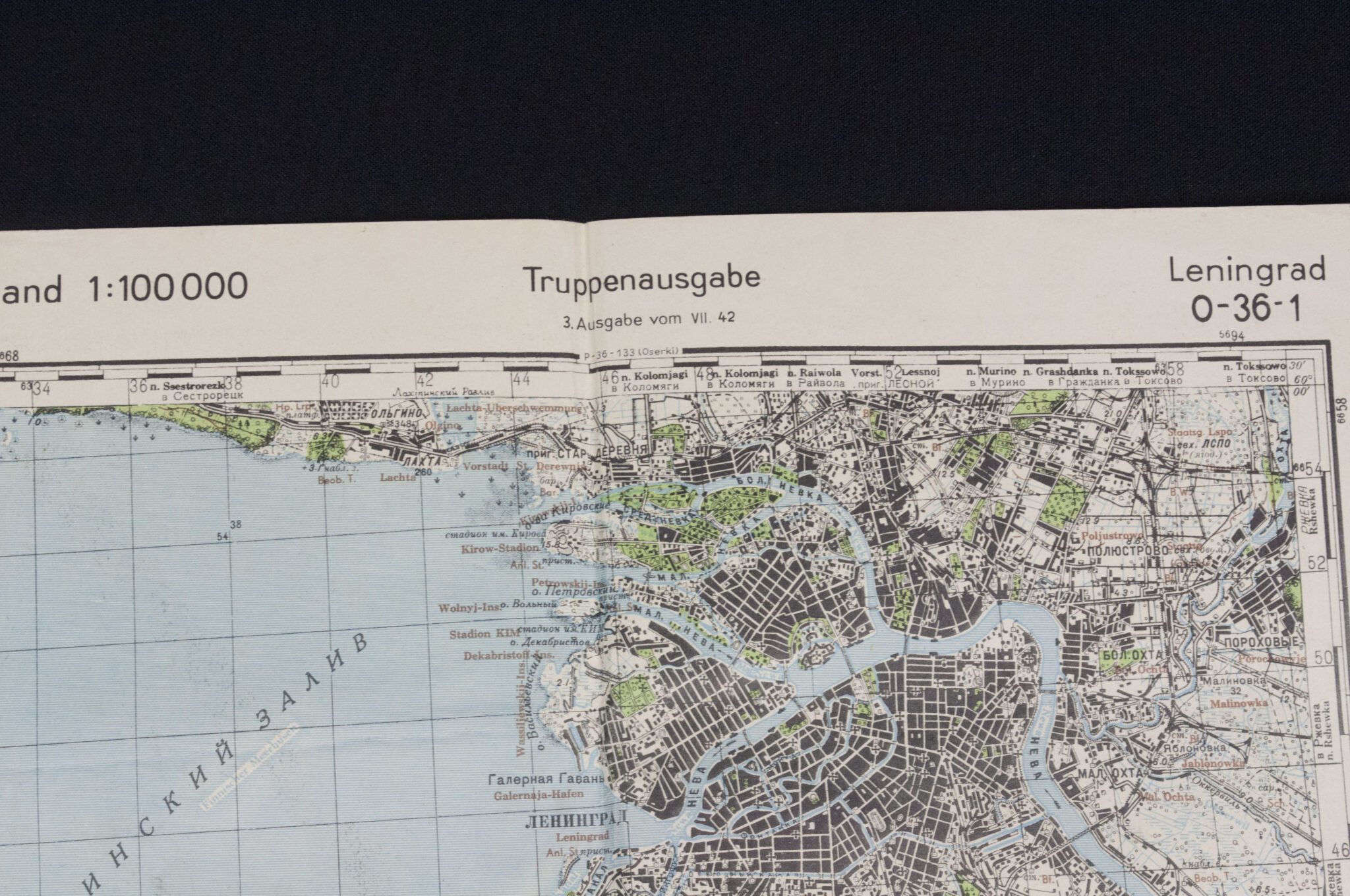 Named (!) Wooden map plotting board Panzer-Brigade 107 KDR. (Battle of Overloon and Market Garden) – RARE — image 80
