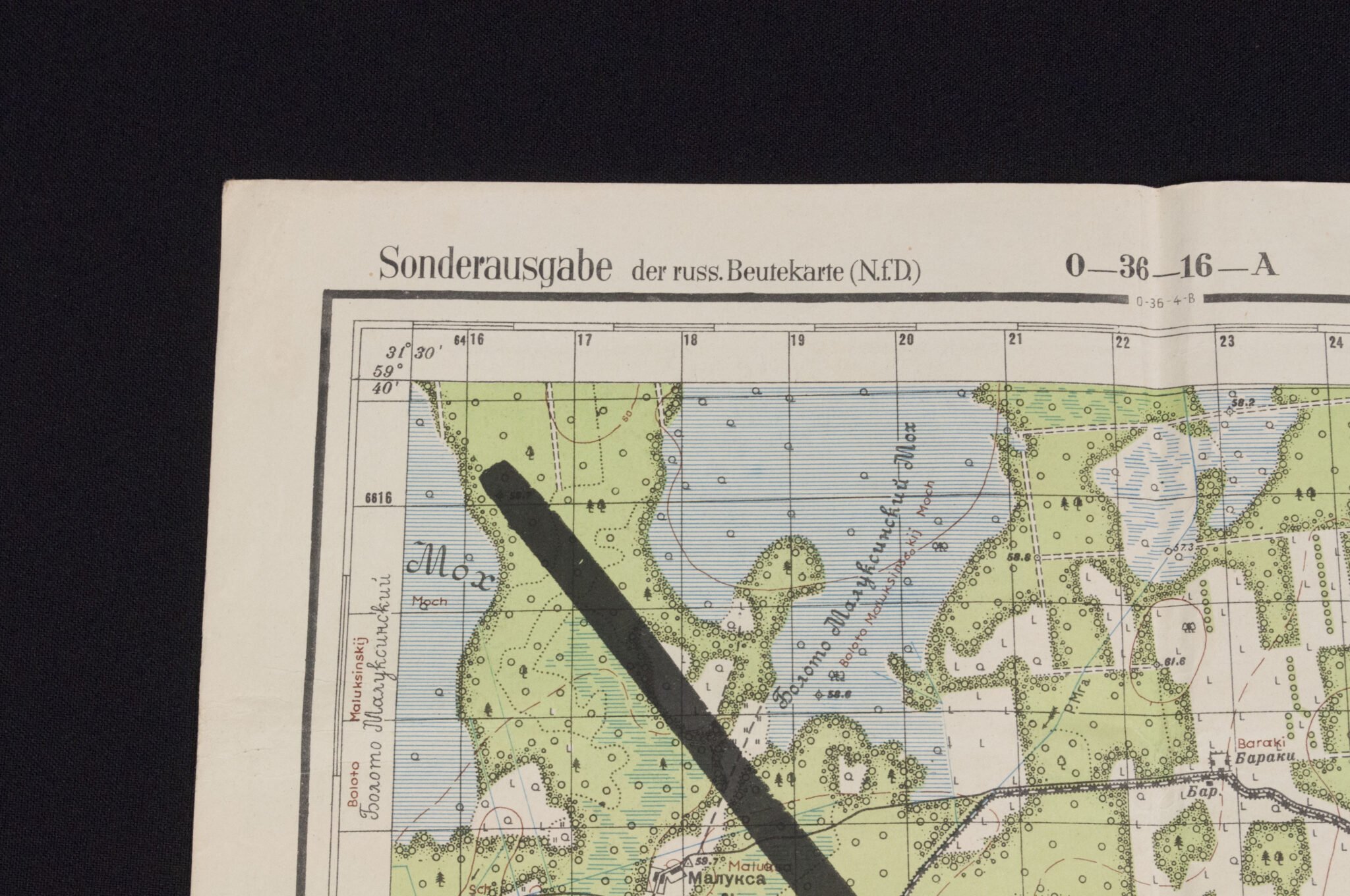 Named (!) Wooden map plotting board Panzer-Brigade 107 KDR. (Battle of Overloon and Market Garden) – RARE — image 88