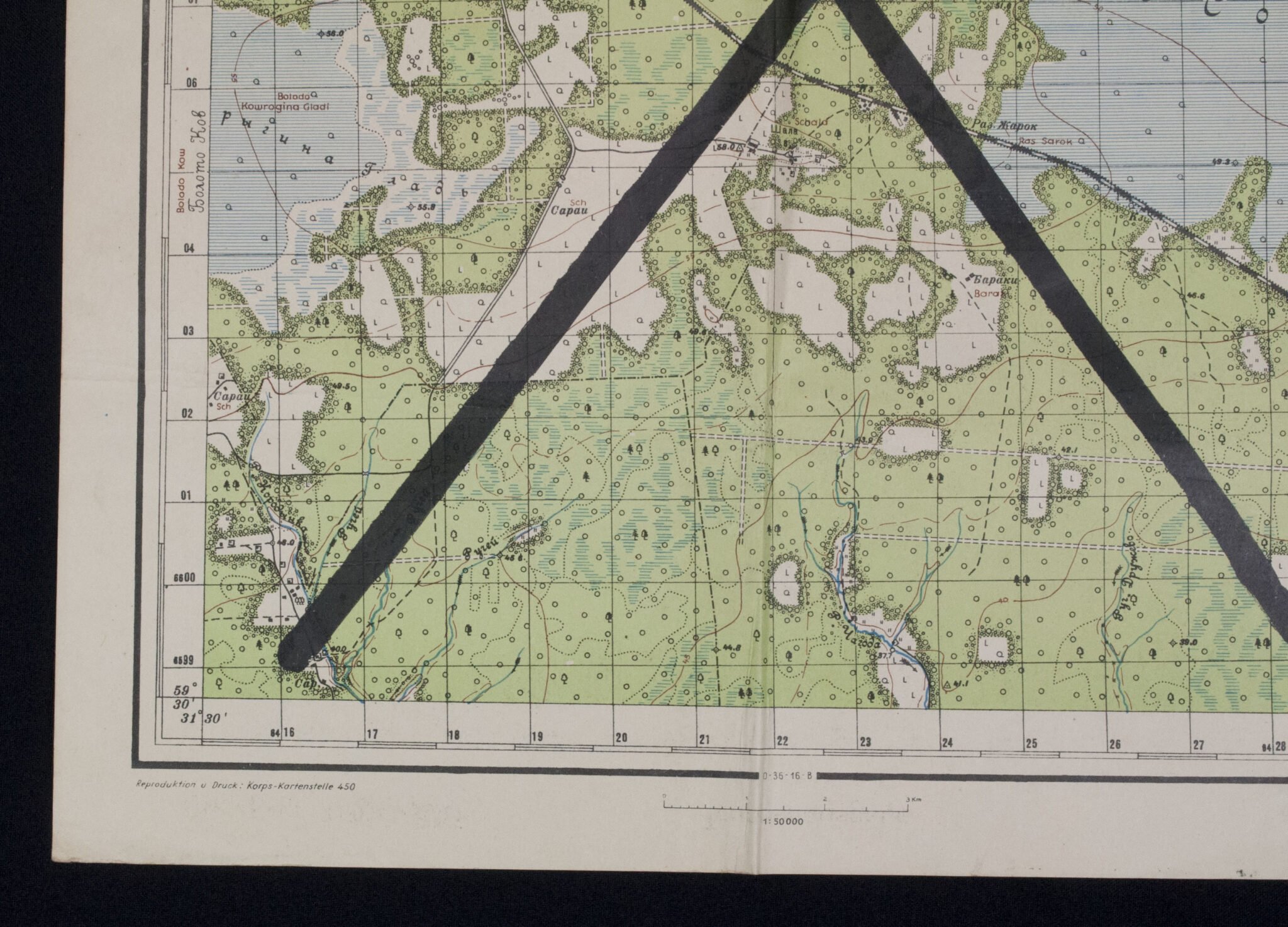 Named (!) Wooden map plotting board Panzer-Brigade 107 KDR. (Battle of Overloon and Market Garden) – RARE — image 91