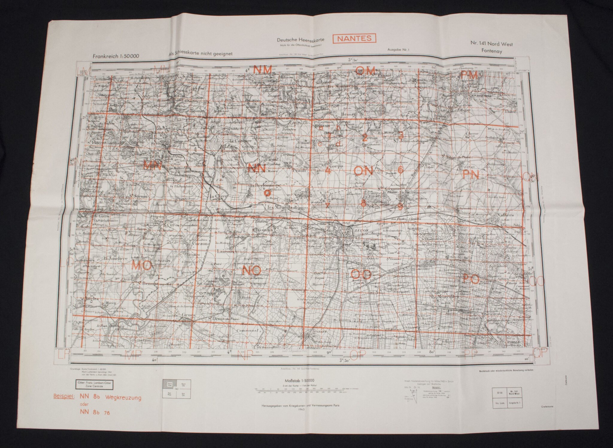 Named (!) Wooden map plotting board Panzer-Brigade 107 KDR. (Battle of Overloon and Market Garden) – RARE — image 97