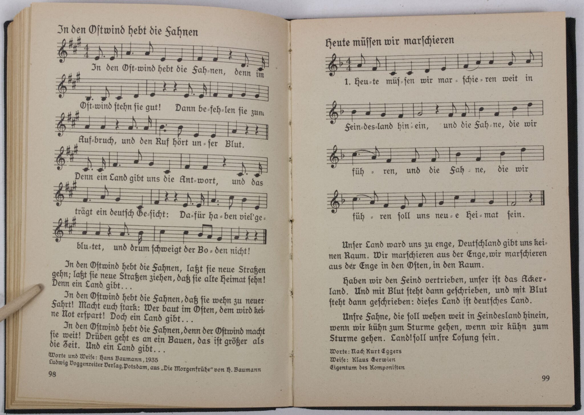 SS Liederbuch named to a Frikops Danmark member (1941) – Rare! — image 10