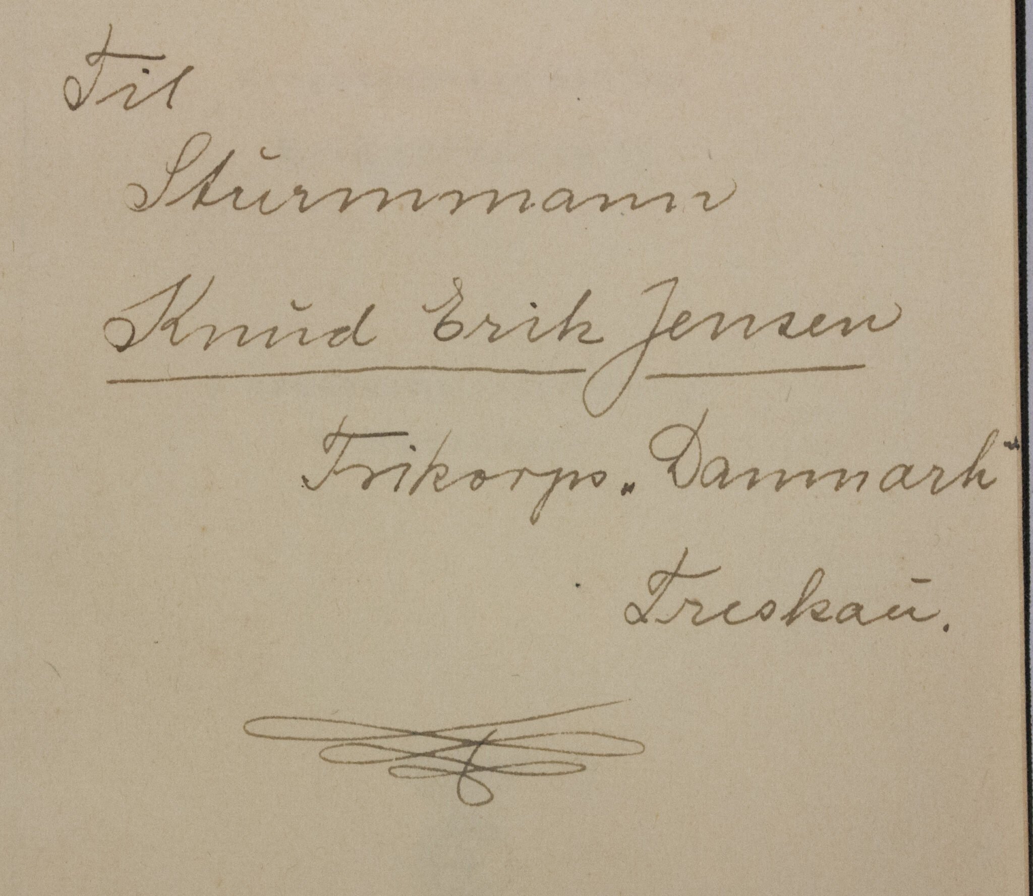 SS Liederbuch named to a Frikops Danmark member (1941) – Rare! — image 6