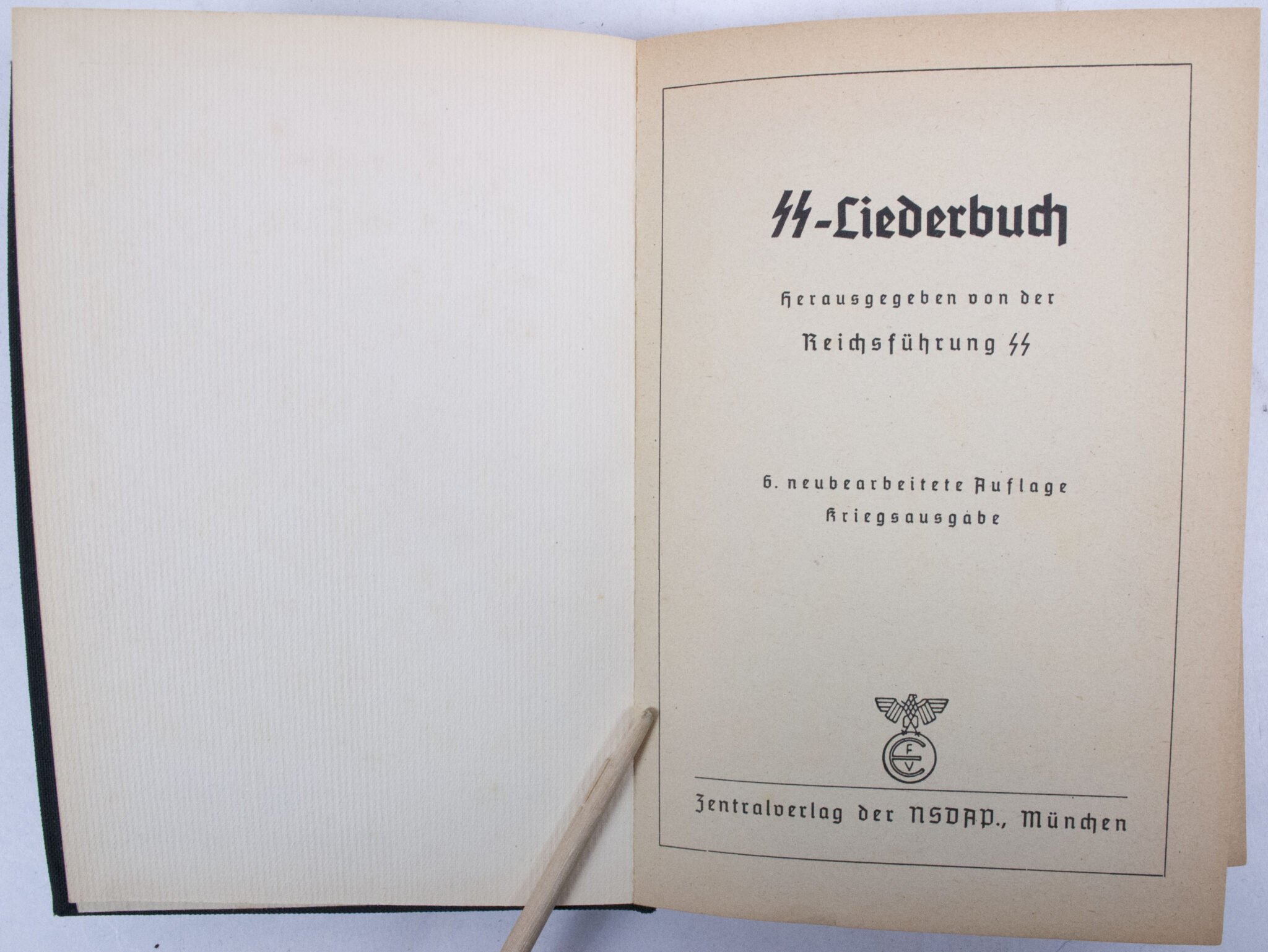 SS Liederbuch. 6. Auflage. — image 5