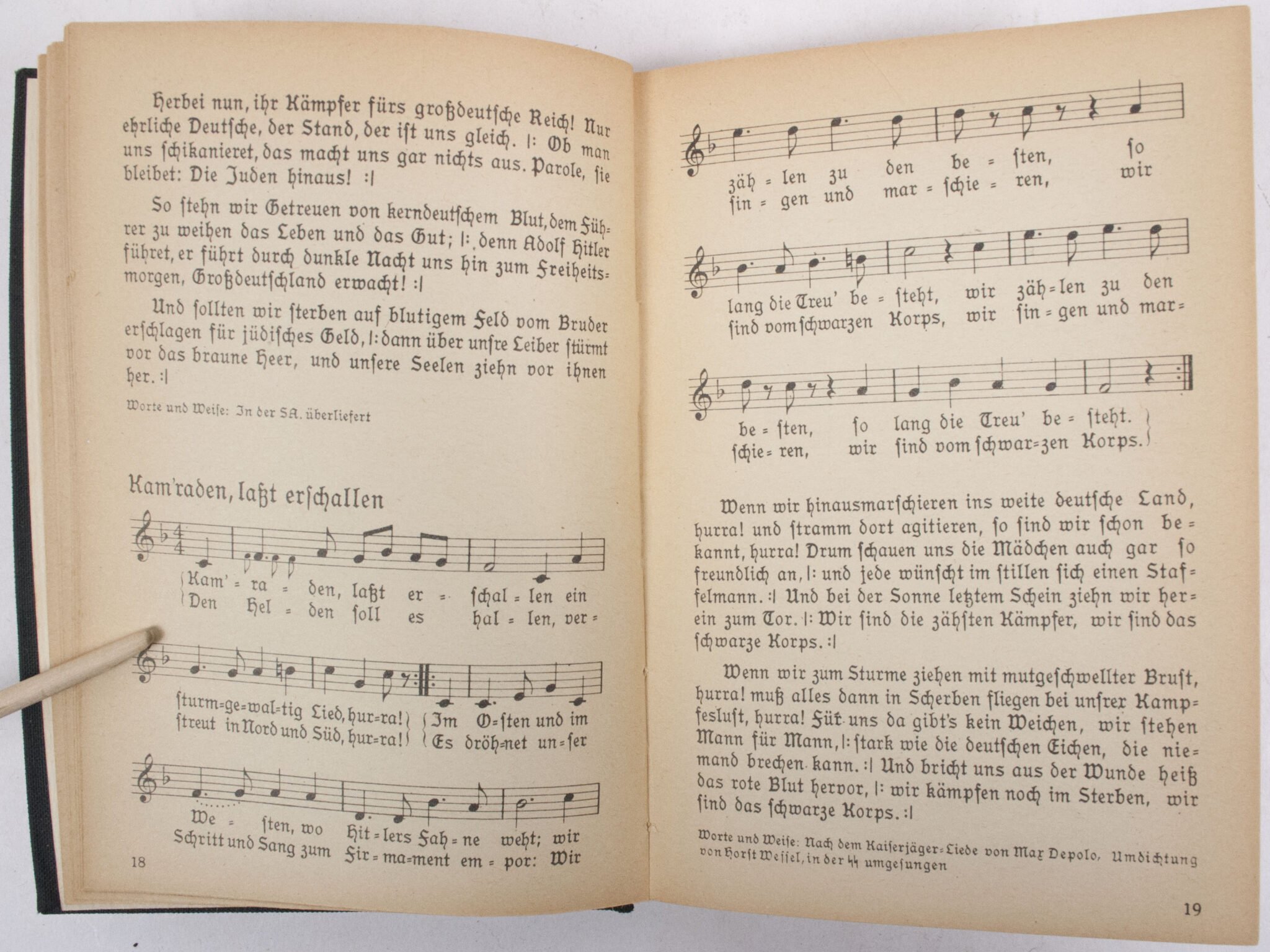 SS Liederbuch. 6. Auflage. — image 7