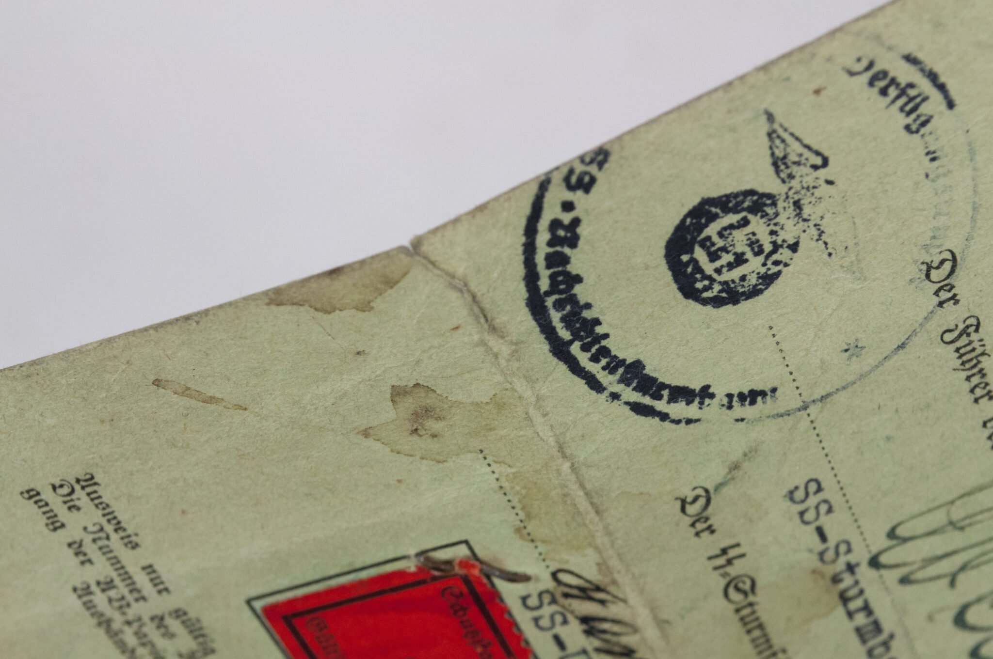 Vorläufiger SS-Ausweis – SS-Na.Stuba Berlin-Adlershof (1938) — image 8