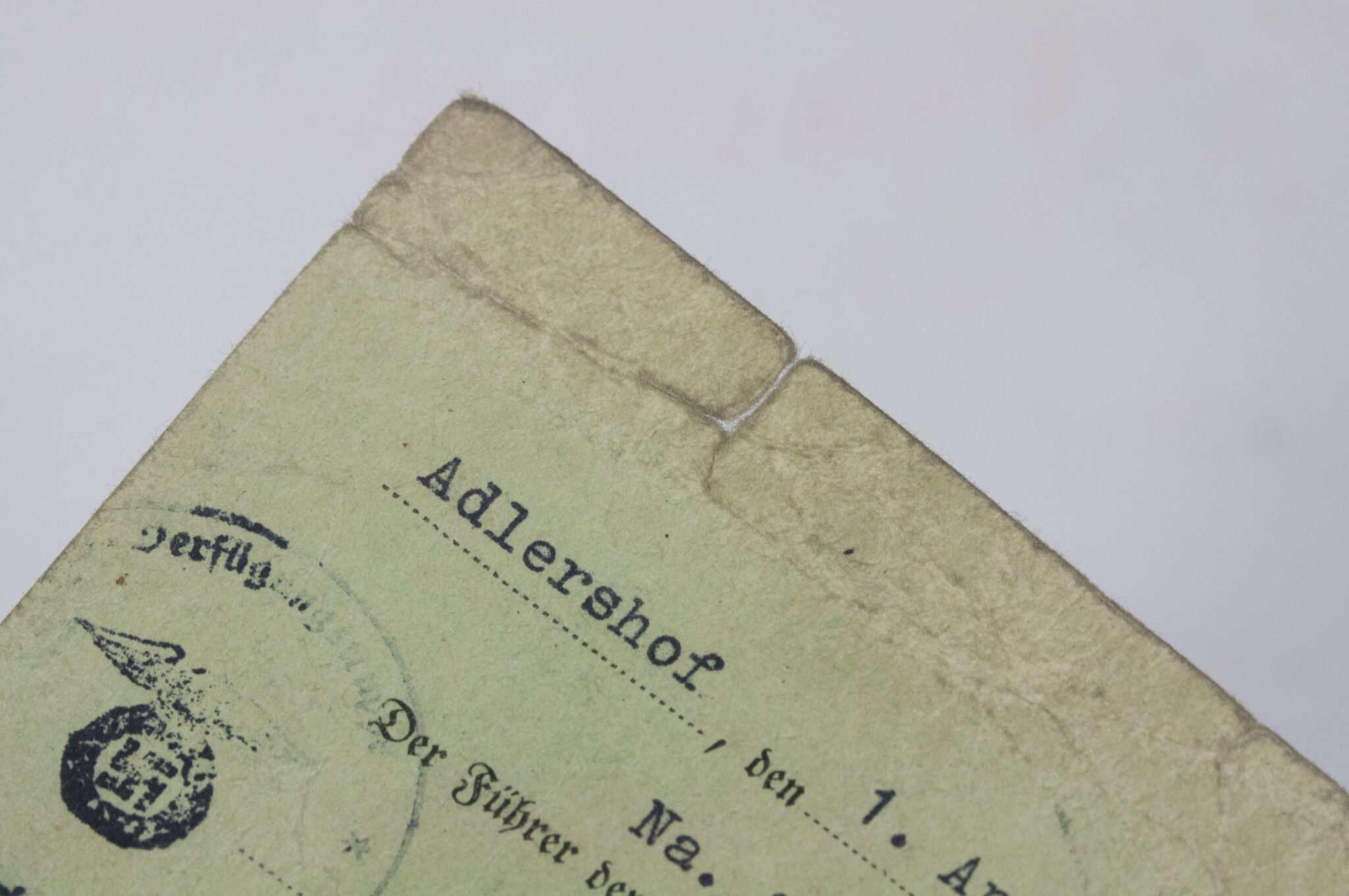 Vorläufiger SS-Ausweis – SS-Na.Stuba Berlin-Adlershof (1938) — image 9