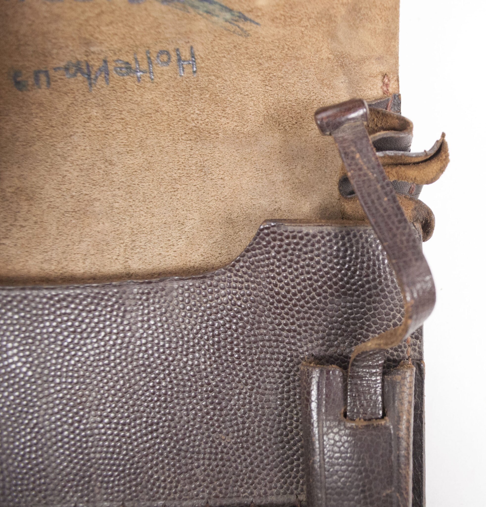 German brown mapcase (marked Regierungsbaurat Oswald, Pz. Gren. Rgt. 7) — image 10