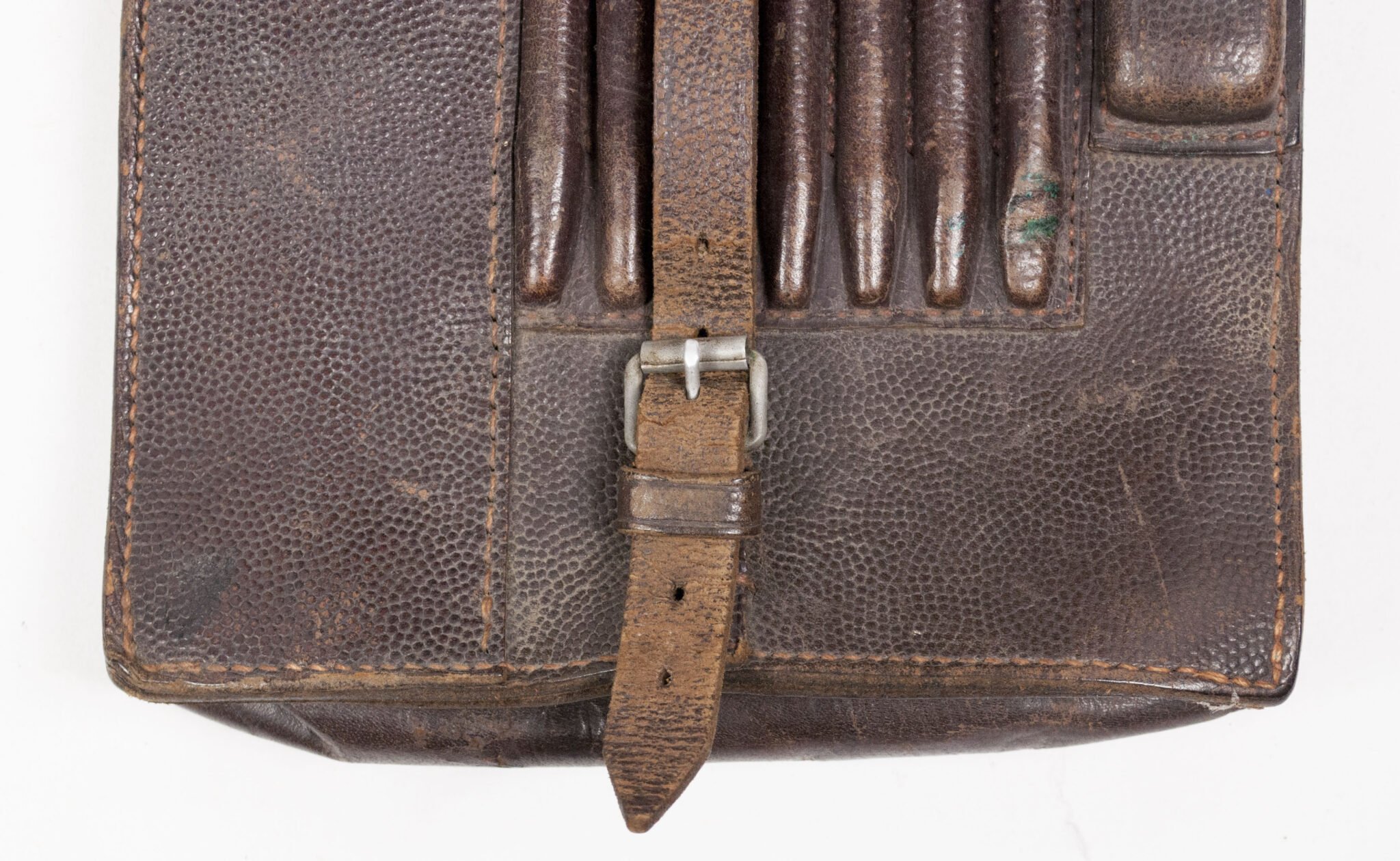 German brown mapcase (marked Regierungsbaurat Oswald, Pz. Gren. Rgt. 7) — image 5