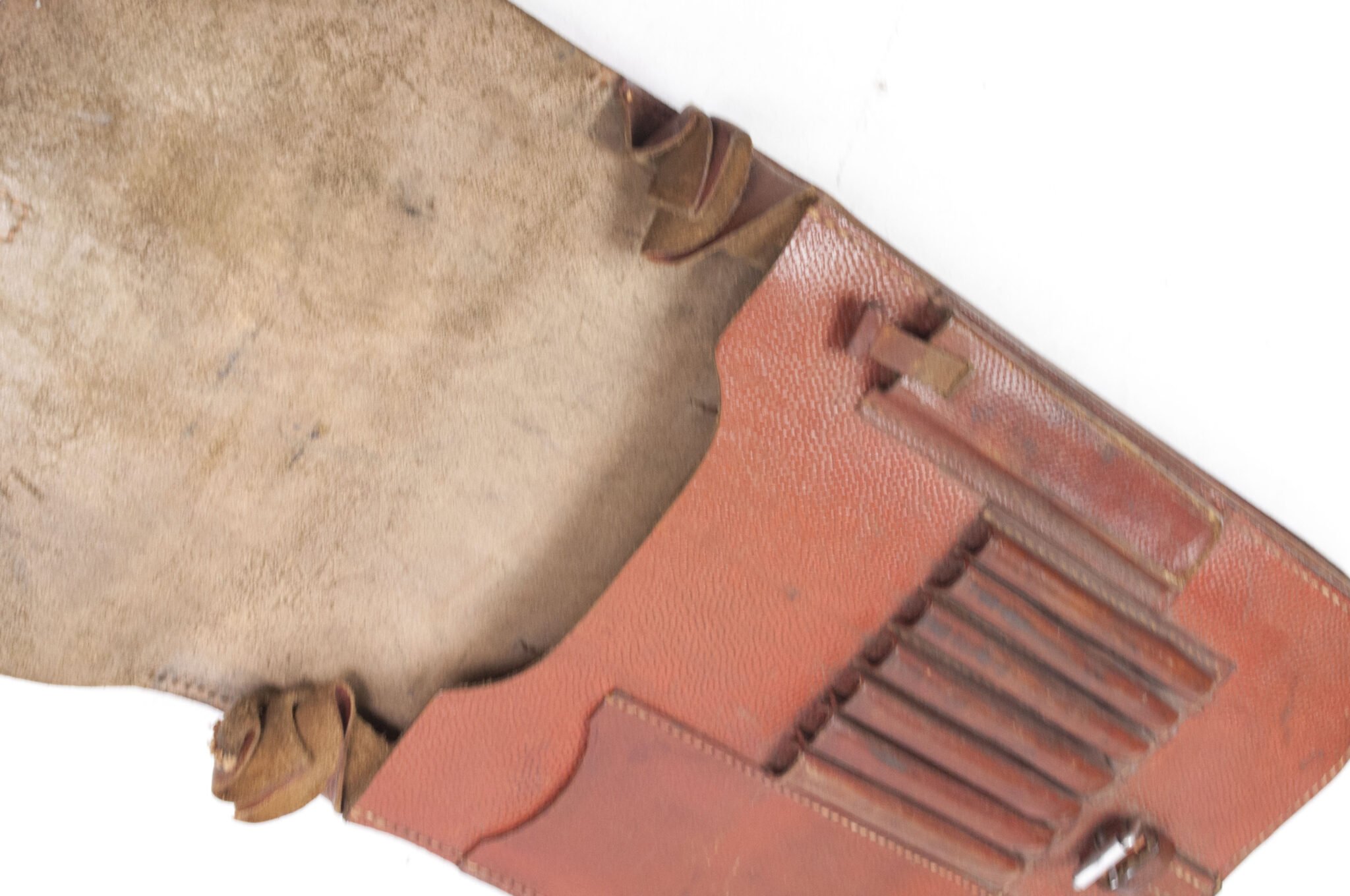 Smooth brown leather mapcase — image 11