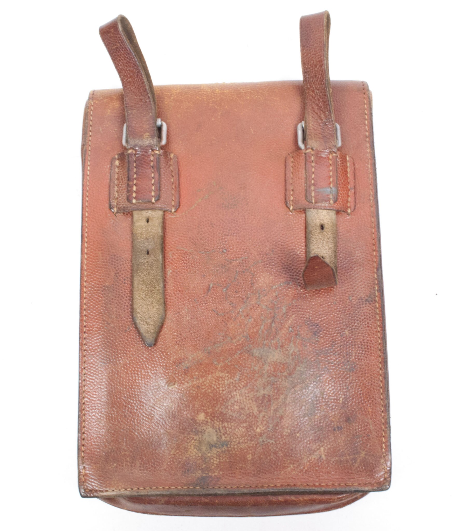 Smooth brown leather mapcase — image 2
