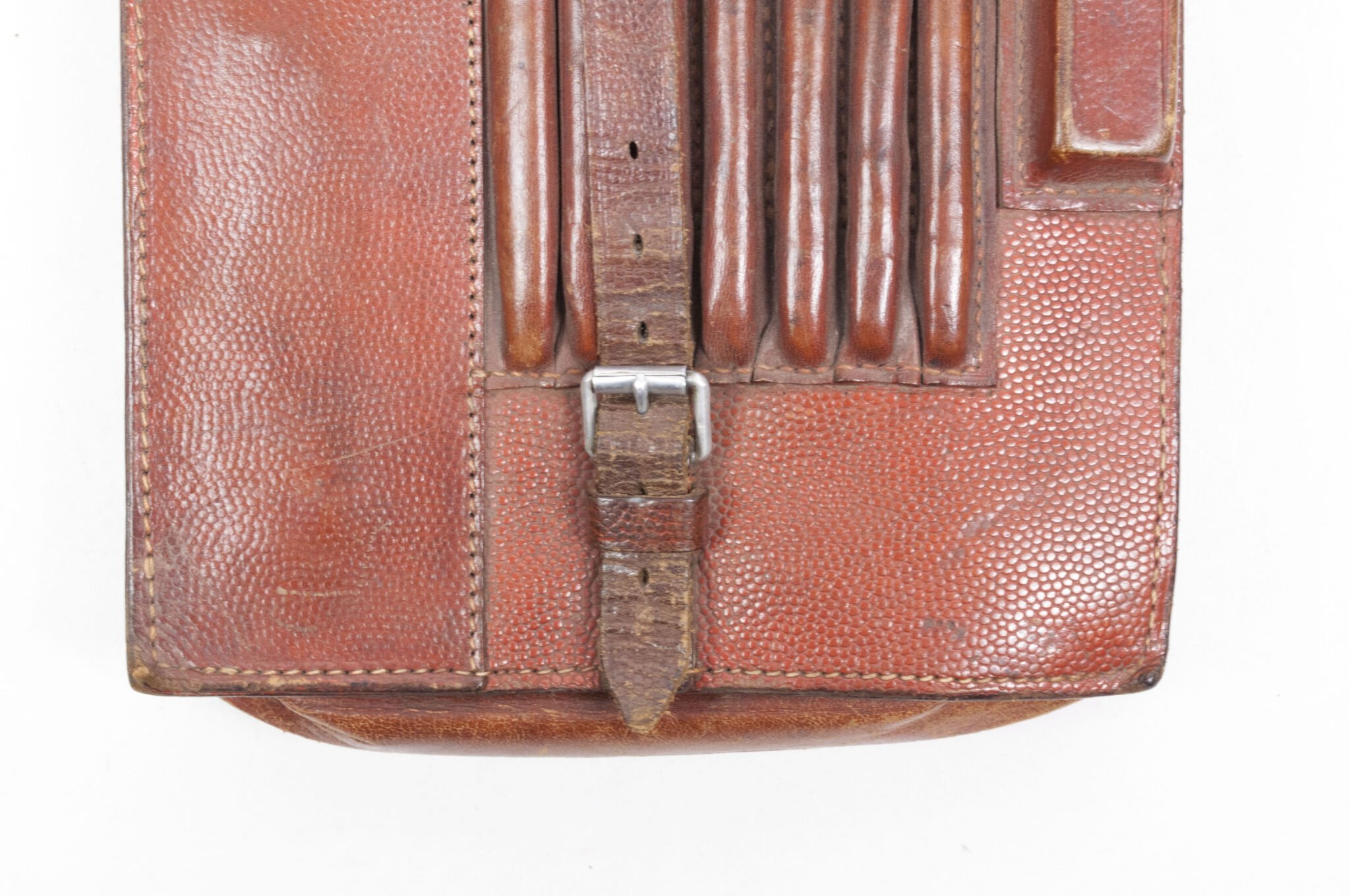 Smooth brown leather mapcase — image 8