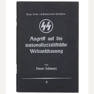 (Brochure) SS – Angriff auf die nationalsozialistische Weltanschauung (1936)