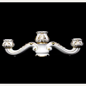 SS Allach porcelain baroque candelabra model 23