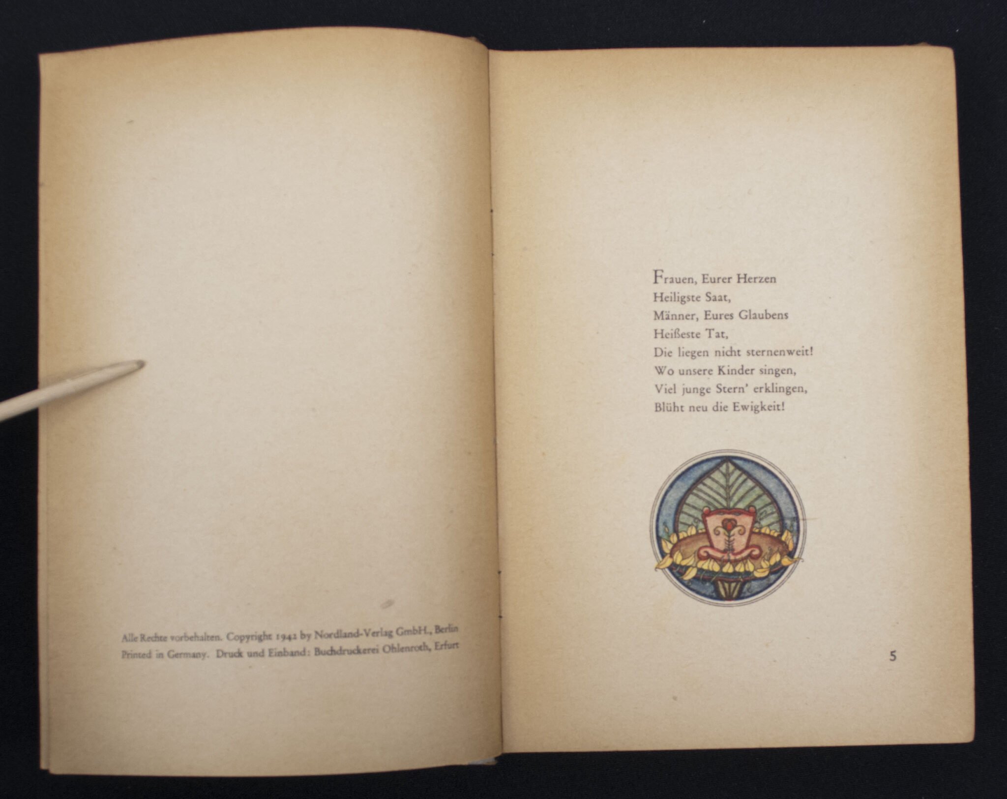 (Book) Fünf Wiegen und noch Eine (1942) — image 4