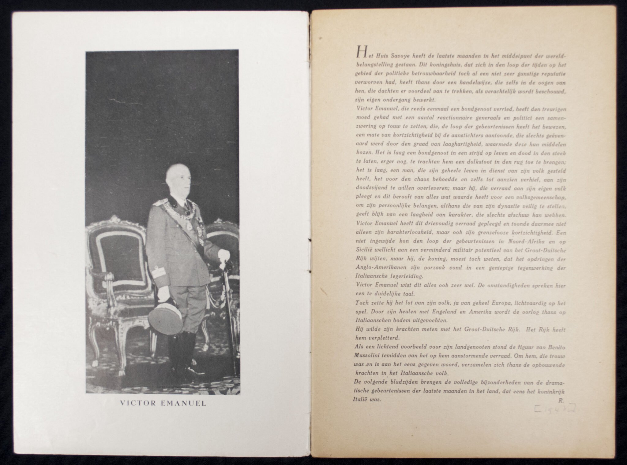 (Brochure / NSB) De geschiedenis van een Verraad (1943) — image 2