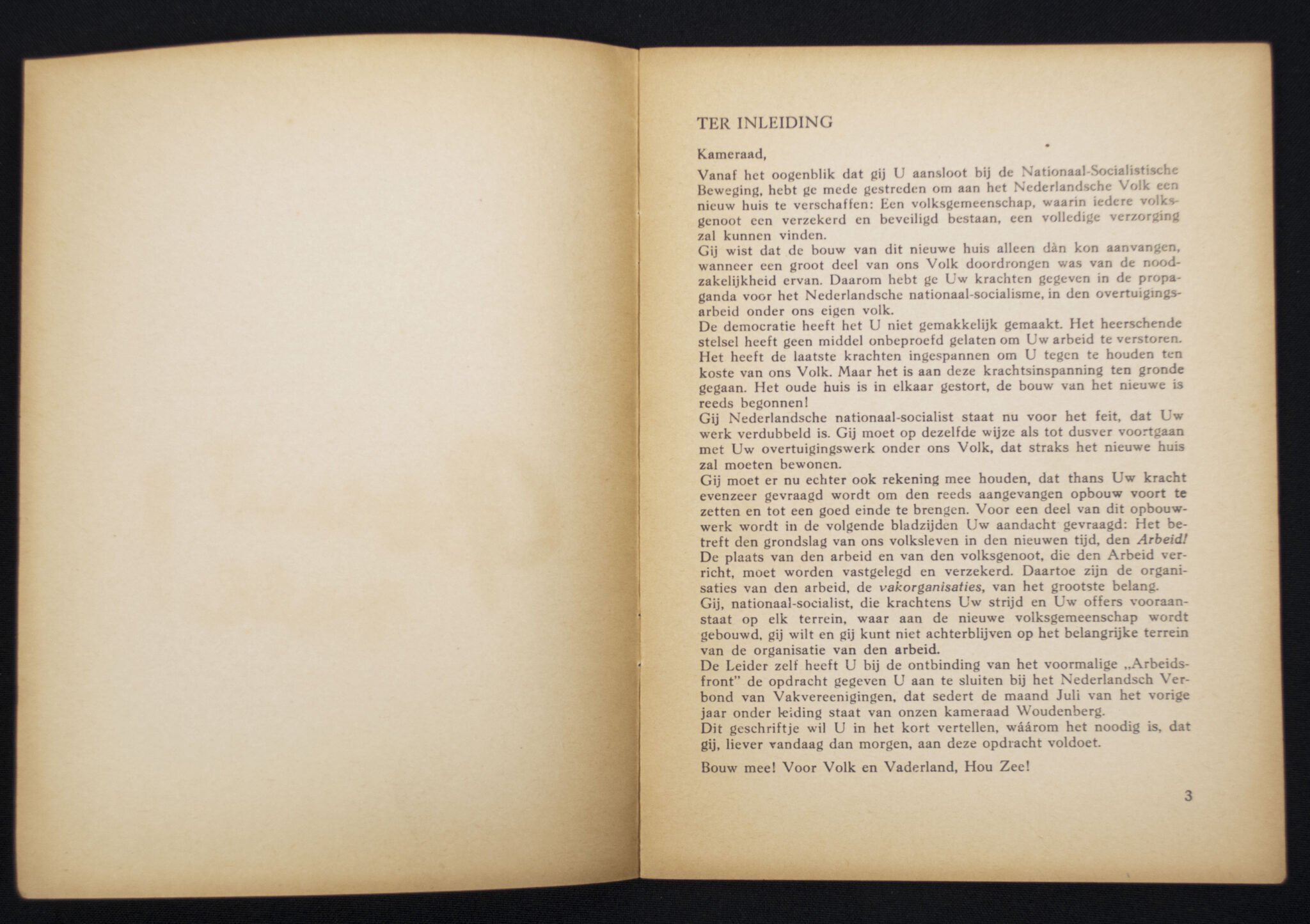 (Brochure / NSB) Jan van Haren – Bouw mee! (1941) — image 3