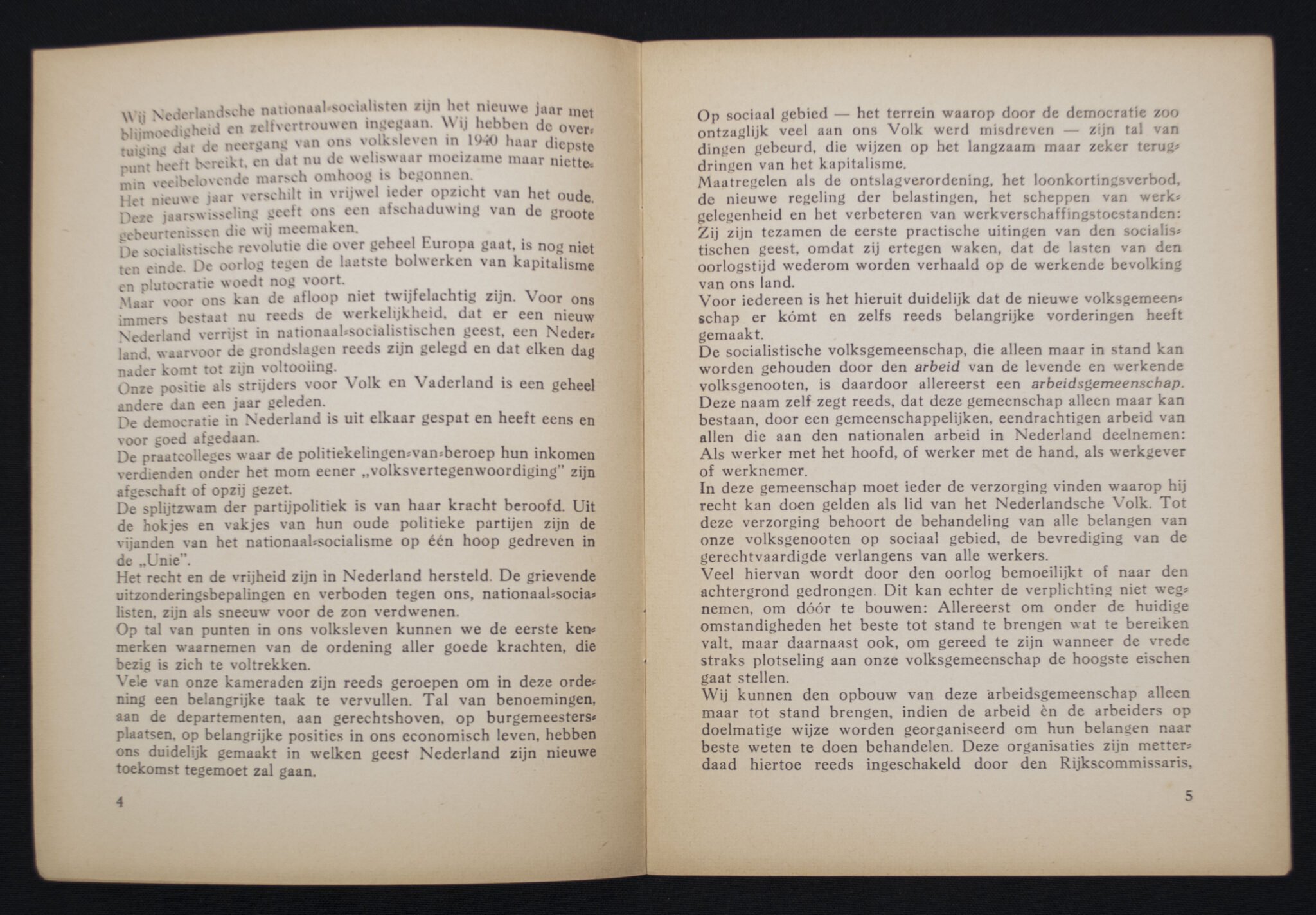 (Brochure / NSB) Jan van Haren – Bouw mee! (1941) — image 4