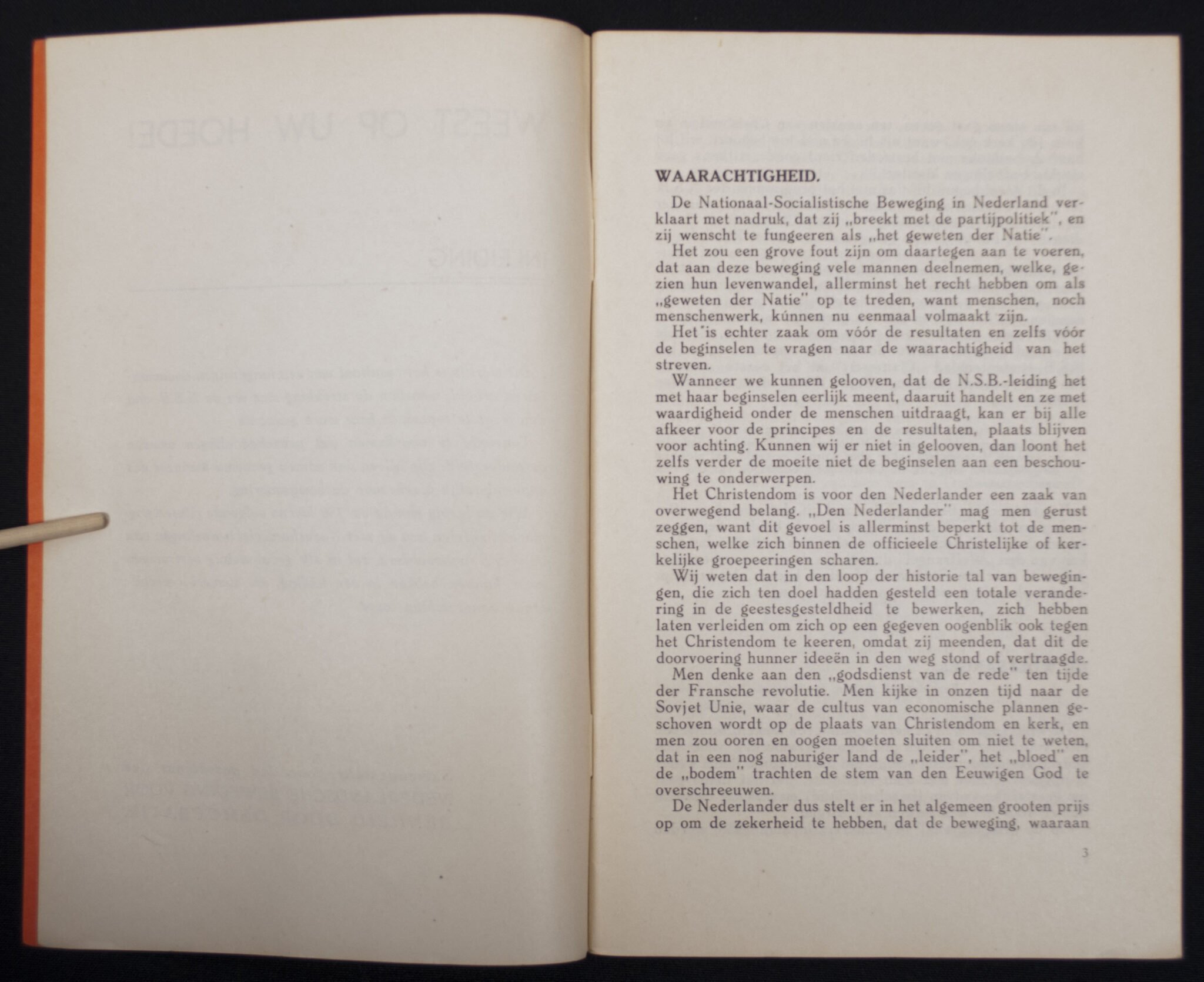 (Brochure) Nederlandsche Beweging voor Eenheid door Democratie – E.d.D.-Serie No.4. Weest op uw Hoede! — image 3