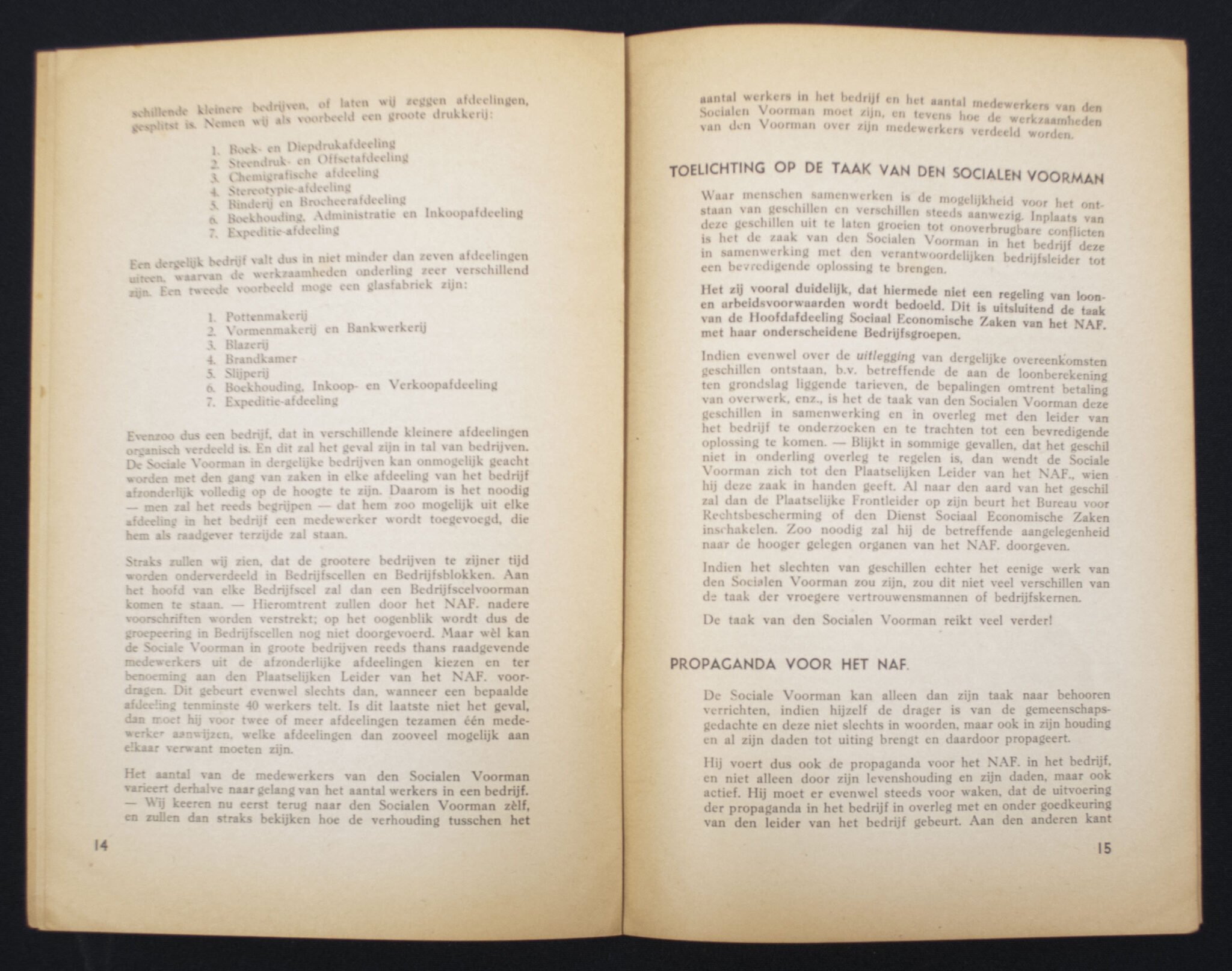 (Brochure) nederlandsche Arbeitsfront (NAF) De Taak van den Socialen Voorman van het N.A.F. en zijn medewerkers (1942) — image 5