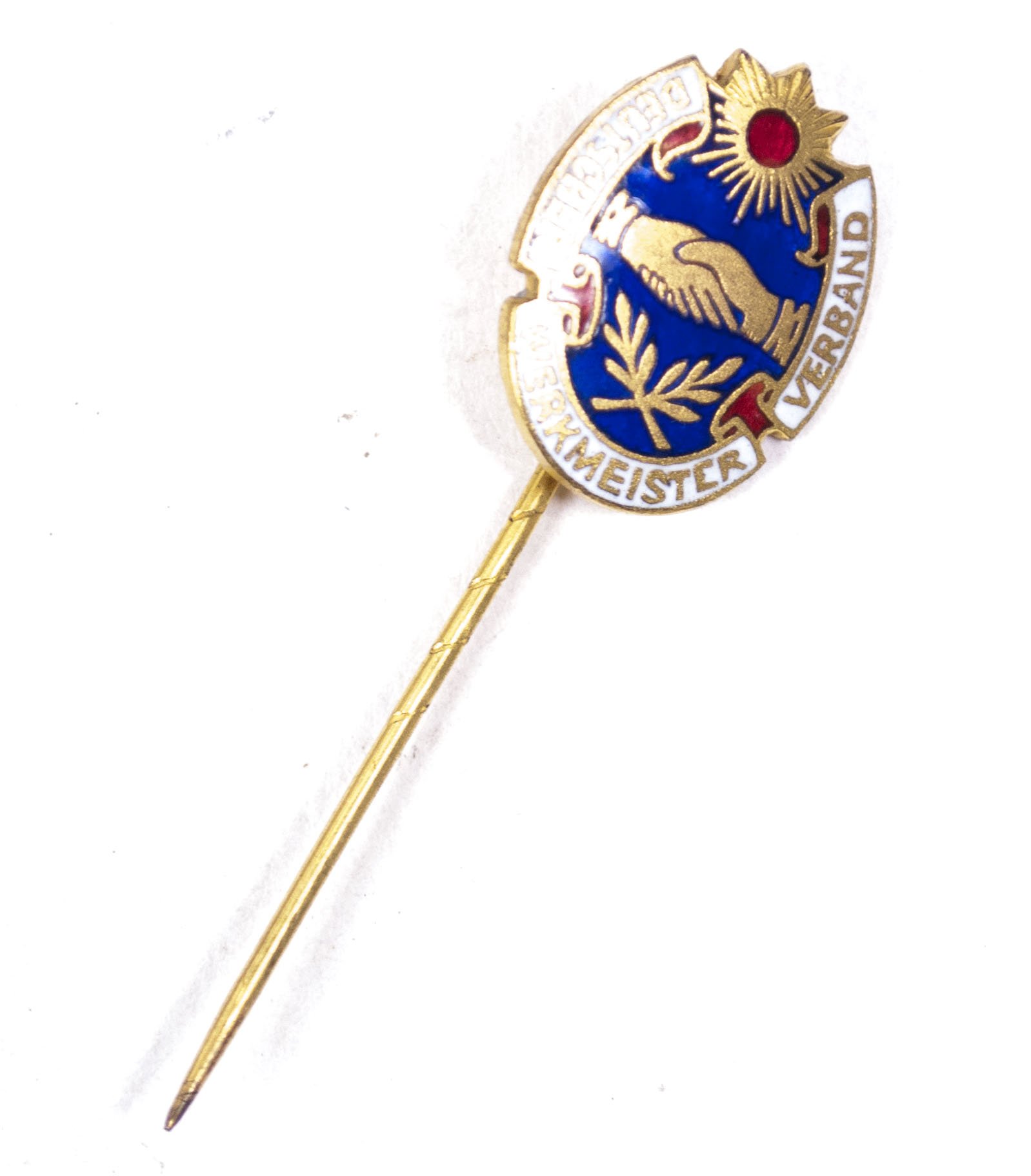 Deutscher Werkmeister Verband memberbadge stickpin variation — image 3