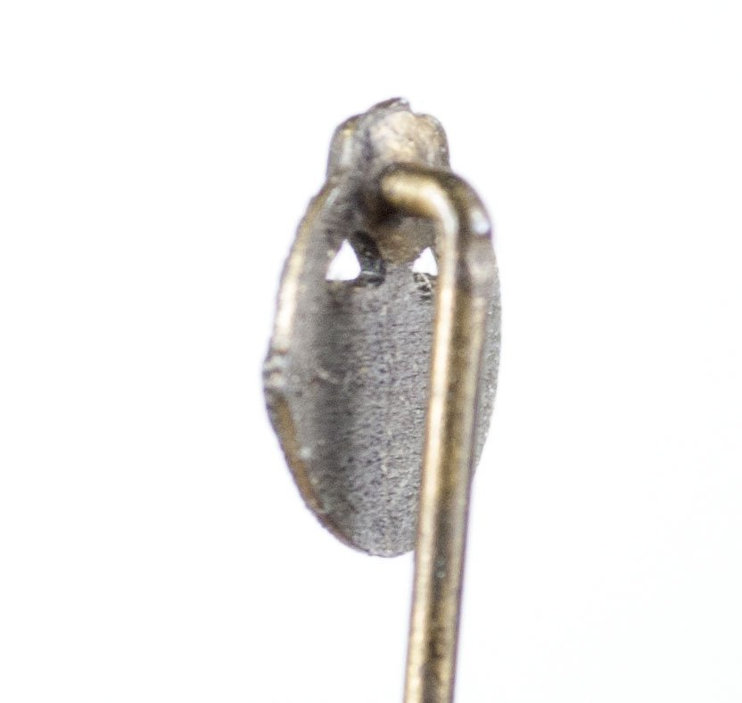 Panzerkampfabzeichen (PKA) / Panzer Assault Badge (PAB) miniature 'Baby Panzer' stickpin — image 2