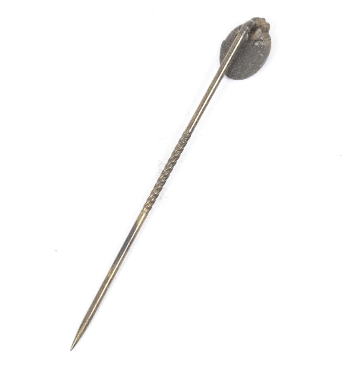 Panzerkampfabzeichen (PKA) / Panzer Assault Badge (PAB) miniature 'Baby Panzer' stickpin — image 4