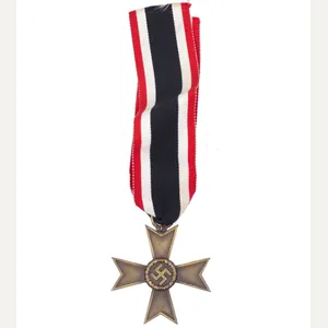 Kriegsverdienstkreuz (KVK) Ohne Schwerter War Merit Cross without swords