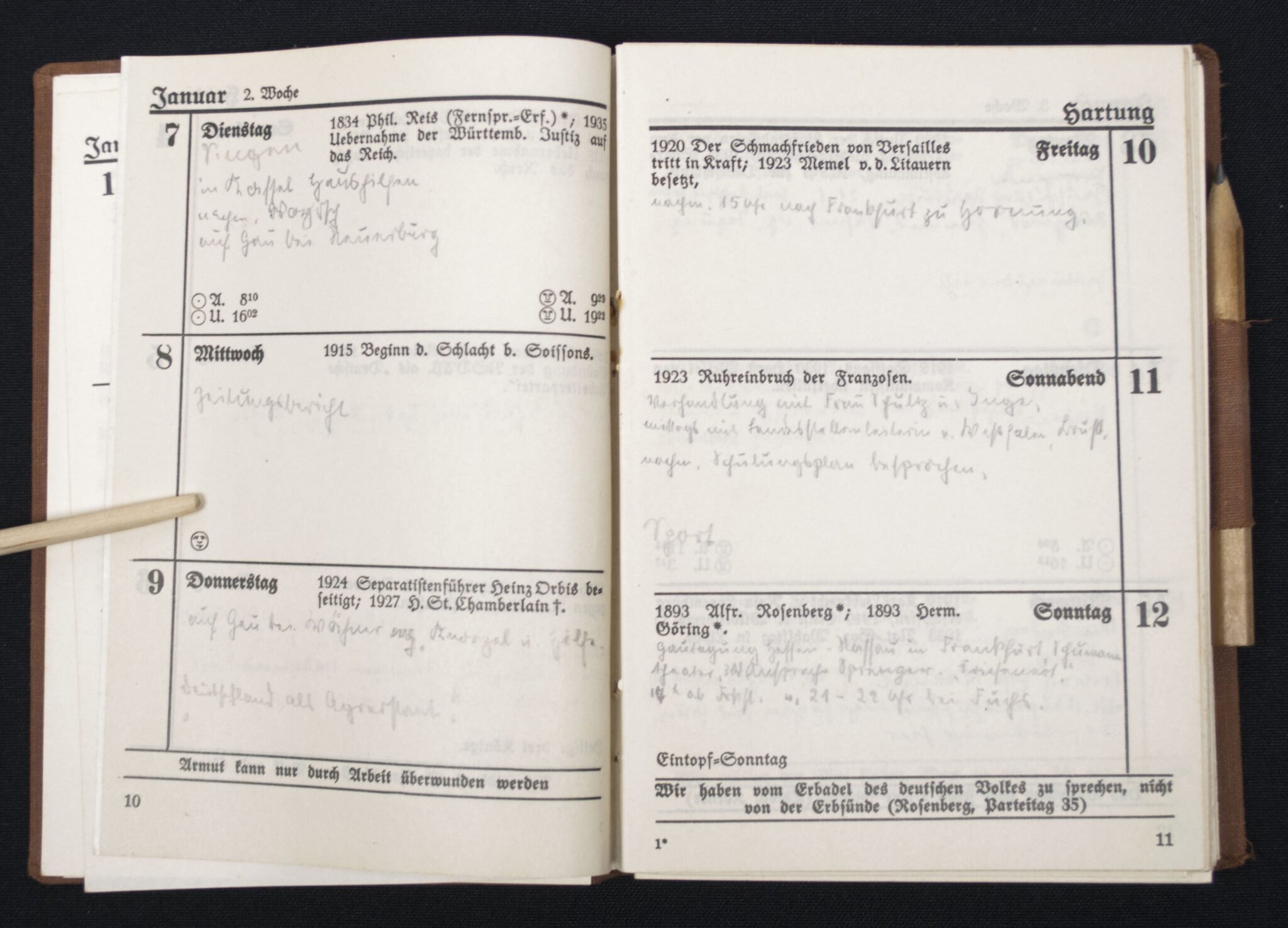 (Book) Führer Kalender für den Reichsarbeitsdienst 1936 – RARE! — image 8