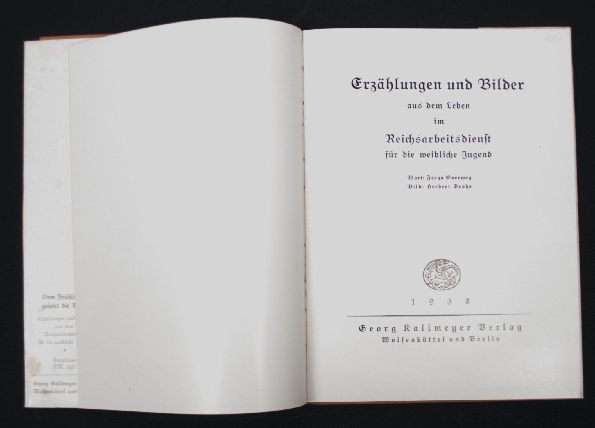 (Book) Reichsarbeitsdienst für die Weibliche Jugend – Dem Frölichen gehört die Welt (1938) — image 6