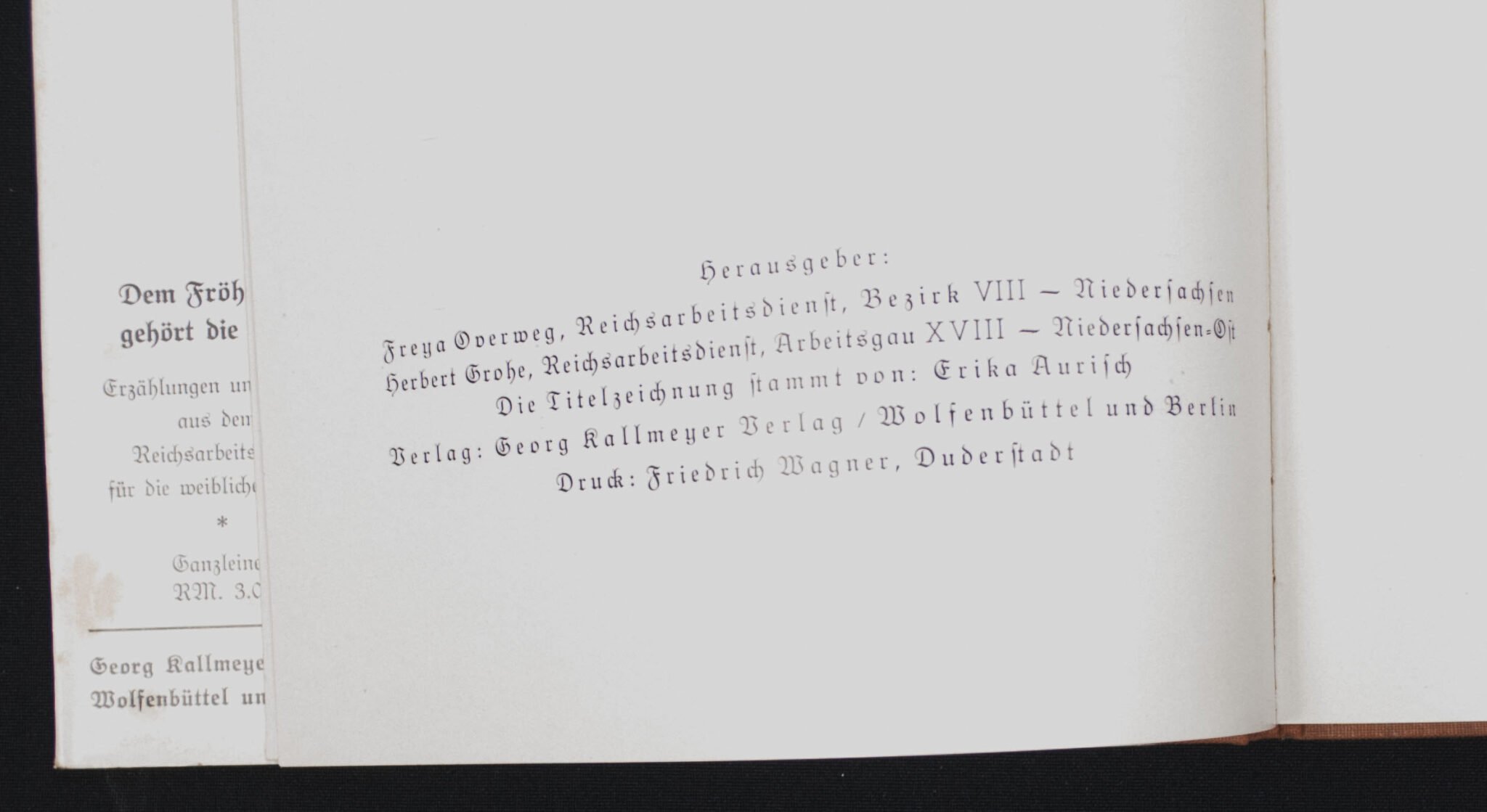 (Book) Reichsarbeitsdienst für die Weibliche Jugend – Dem Frölichen gehört die Welt (1938) — image 7