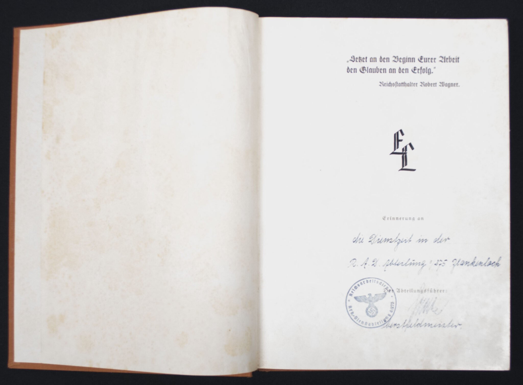 (Book) Grenzland Baden – Spaten zur Hand – Das Werden und Schaffen des Arbeitsgaues XXVII Baden (1938) — image 3