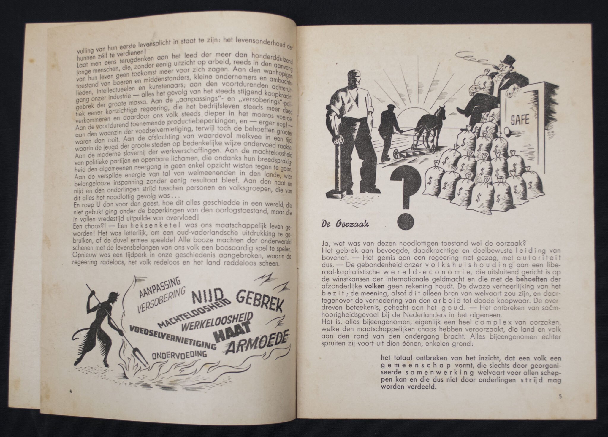 (Brochure) Nederlandsche Arbeitsfront (NAF) De Weg tot Gemeenschap (ca. 1942) — image 3