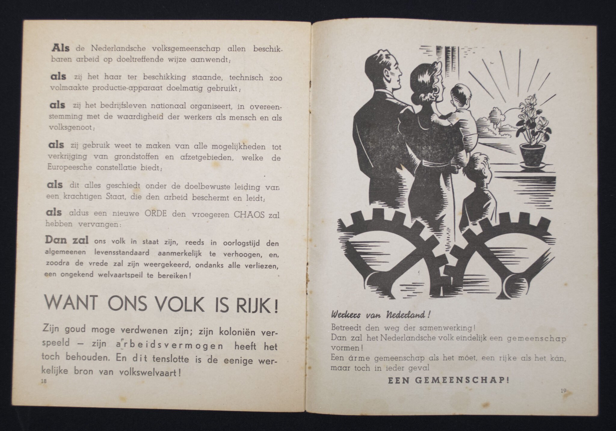 (Brochure) Nederlandsche Arbeitsfront (NAF) De Weg tot Gemeenschap (ca. 1942) — image 6