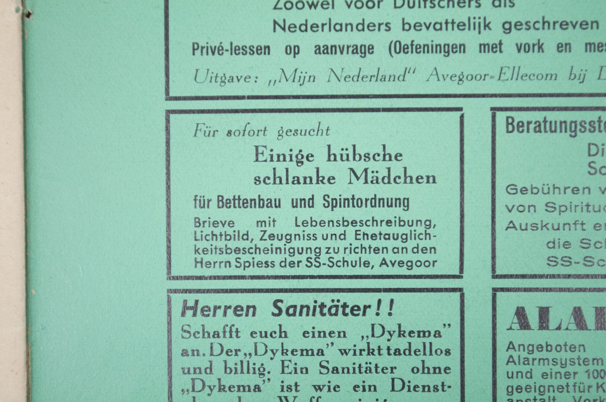 (Brochure) Dutch SS – Bierkrant Augustus 1942 – SS-Schule Avegoor-Ellecom – EXTREMELY RARE! — image 14