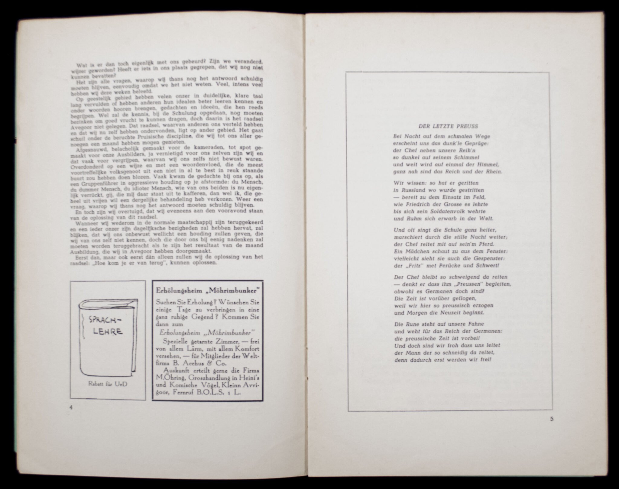 (Brochure) Dutch SS – Bierkrant Augustus 1942 – SS-Schule Avegoor-Ellecom – EXTREMELY RARE! — image 9