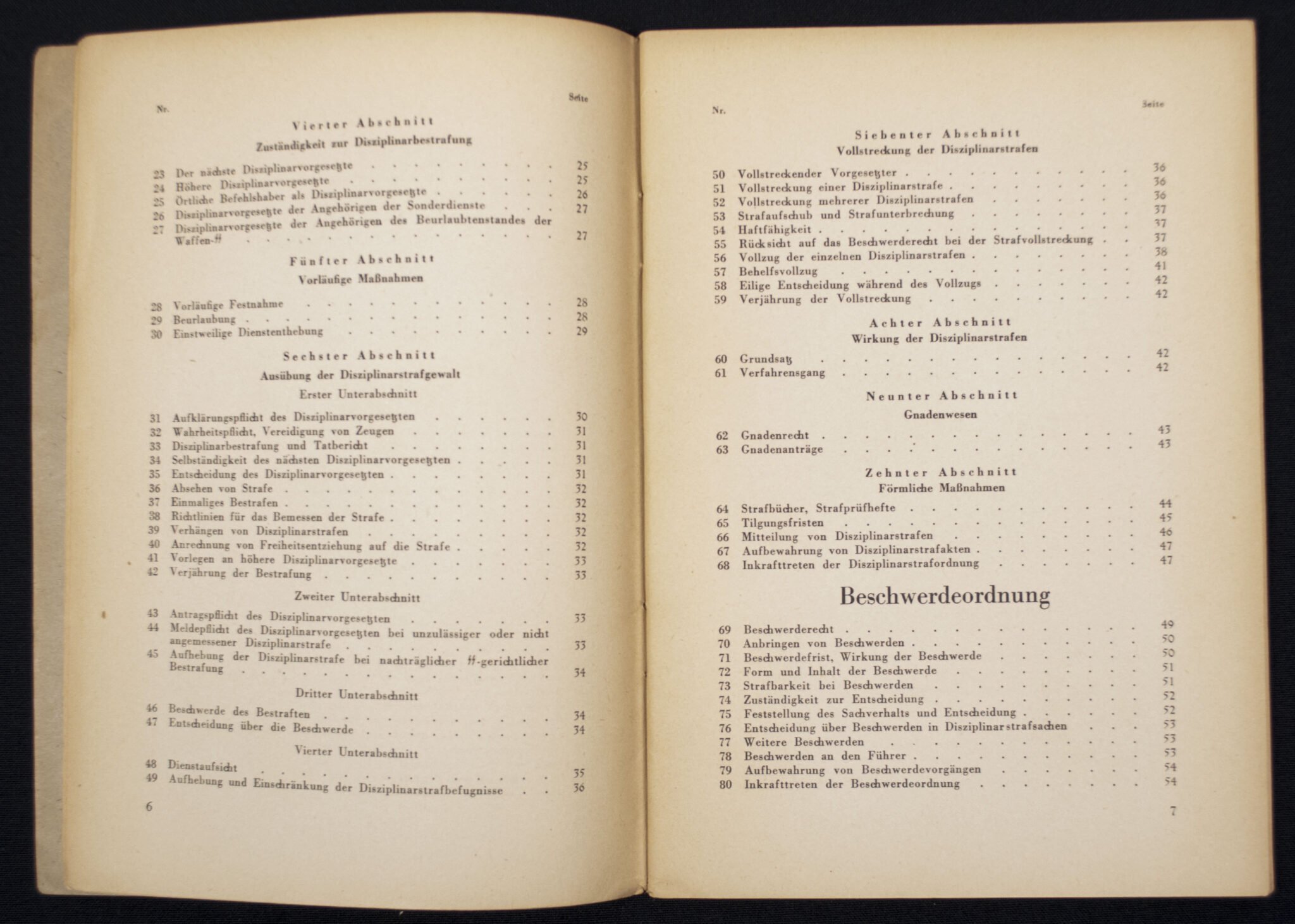 (Brochure) SS-Dv.Nr.15a – SS-Disziplinarstraf- und Beschwerdeordnung (SS-DBO.) – RARE! — image 5